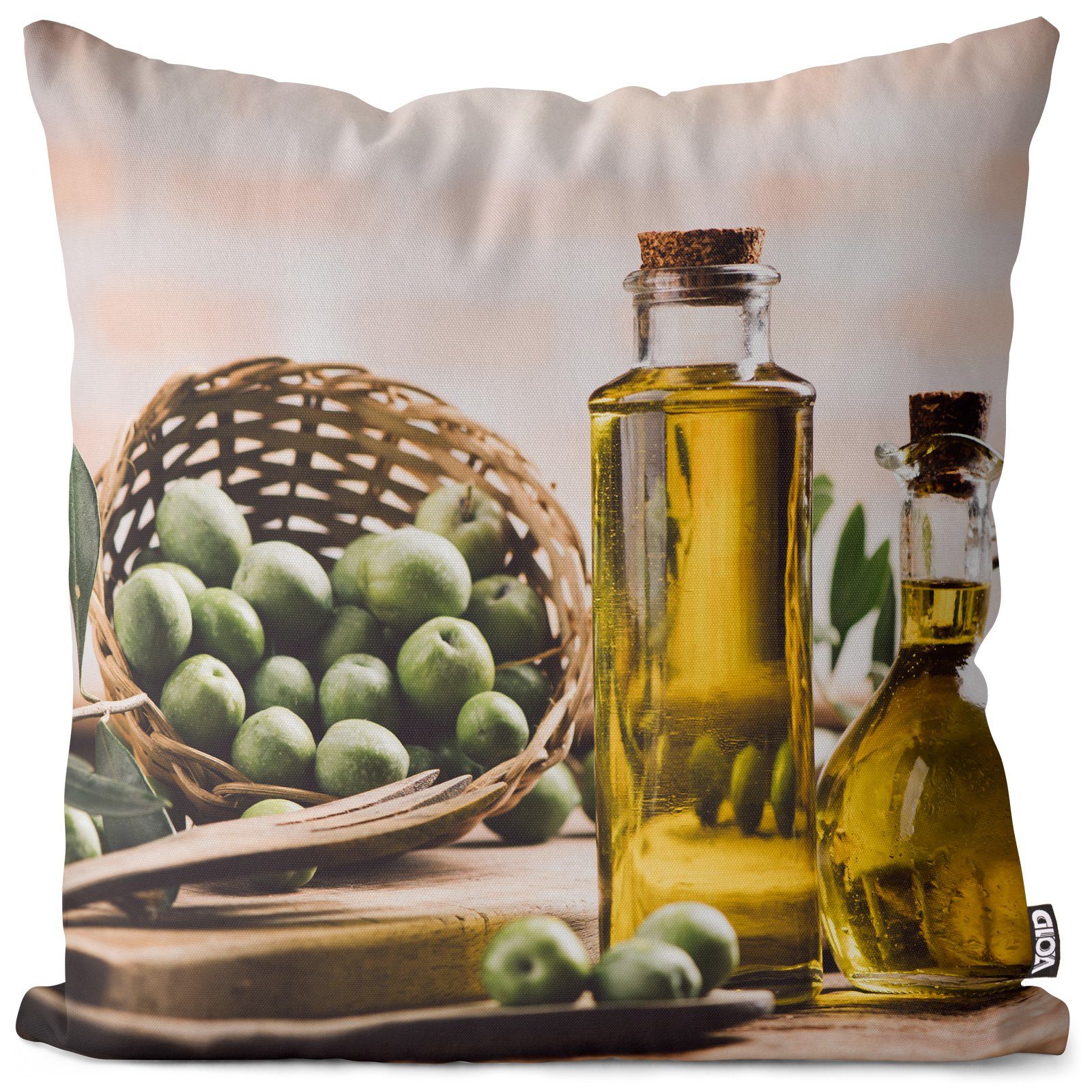 Kissenbezug, VOID (1 Stück), Olivenöl Oliven Kuchen Küche oliven ...
