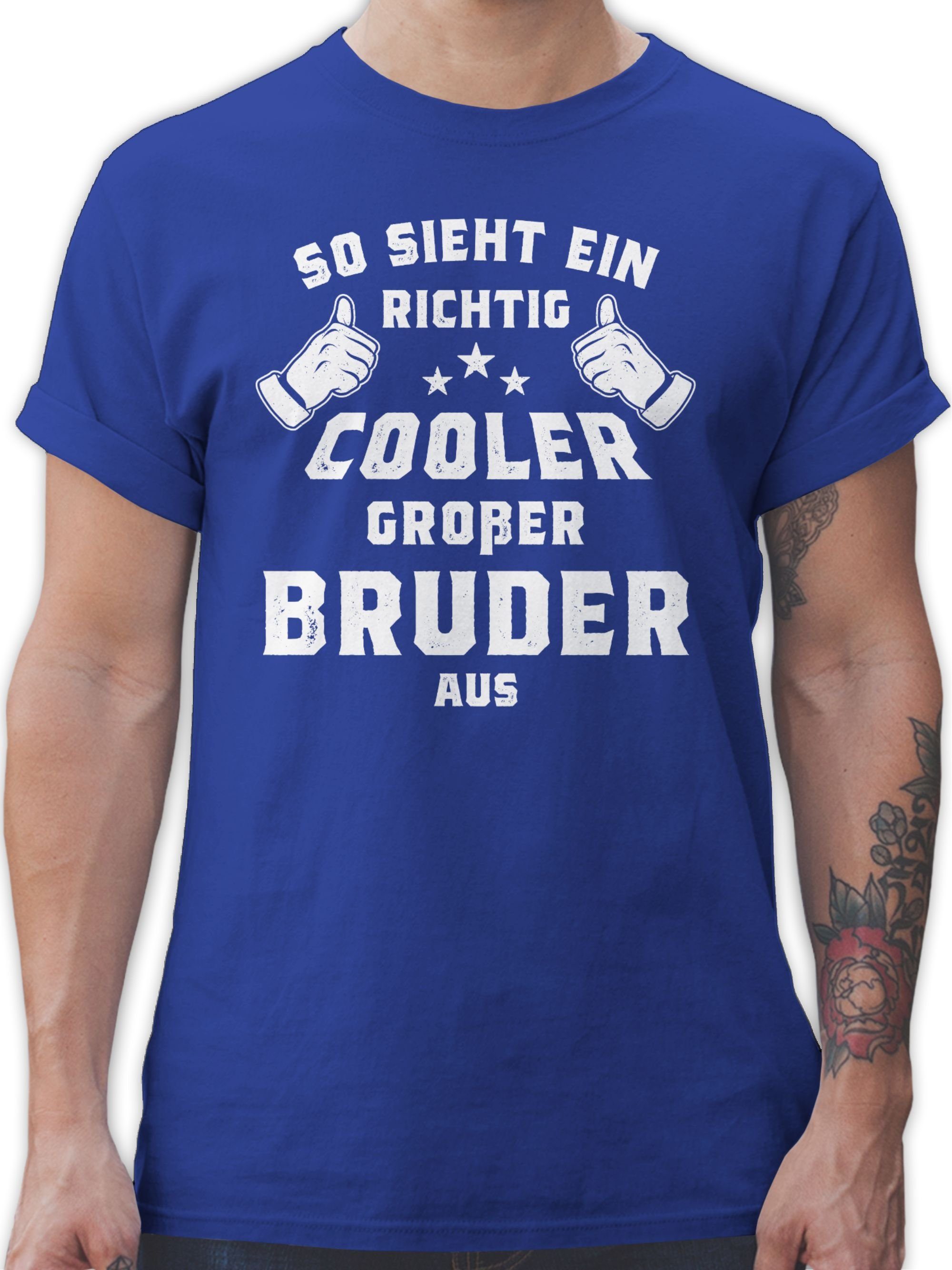 T-Shirt So sieht ein richtig cooler großer Bruder aus