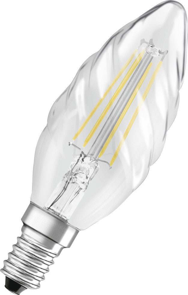 Osram LED-Leuchtmittel Osram LED Leuchtmittel Classic BW40 E14 4W, Nicht dimmbar