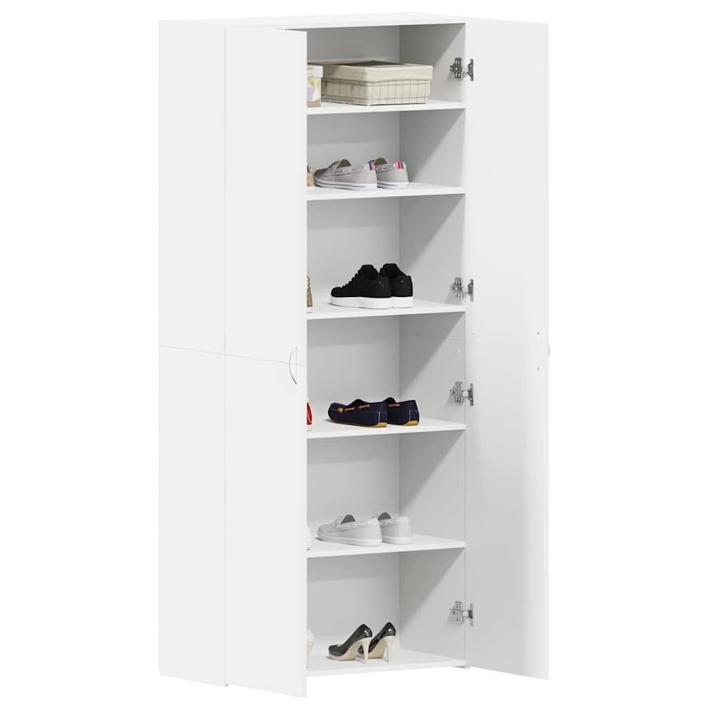 vidaXL Schuhregal Schuhschrank mit Regal Weiß günstig online kaufen