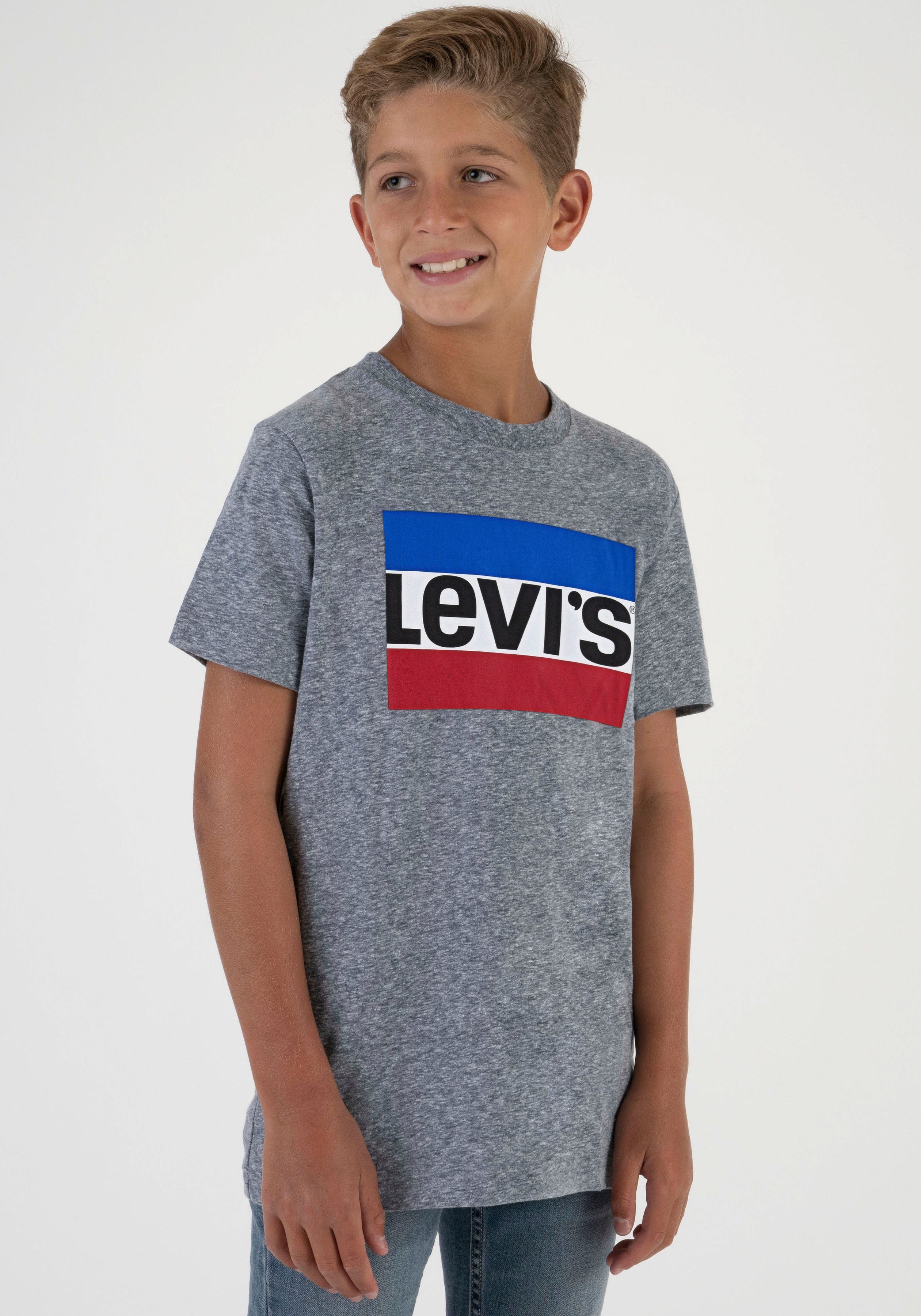 [Weniger als die Hälfte! Kostenloser Versand] Levi's® Kids SPORTSWEAR for T-Shirt TEE BOYS grey LOGO
