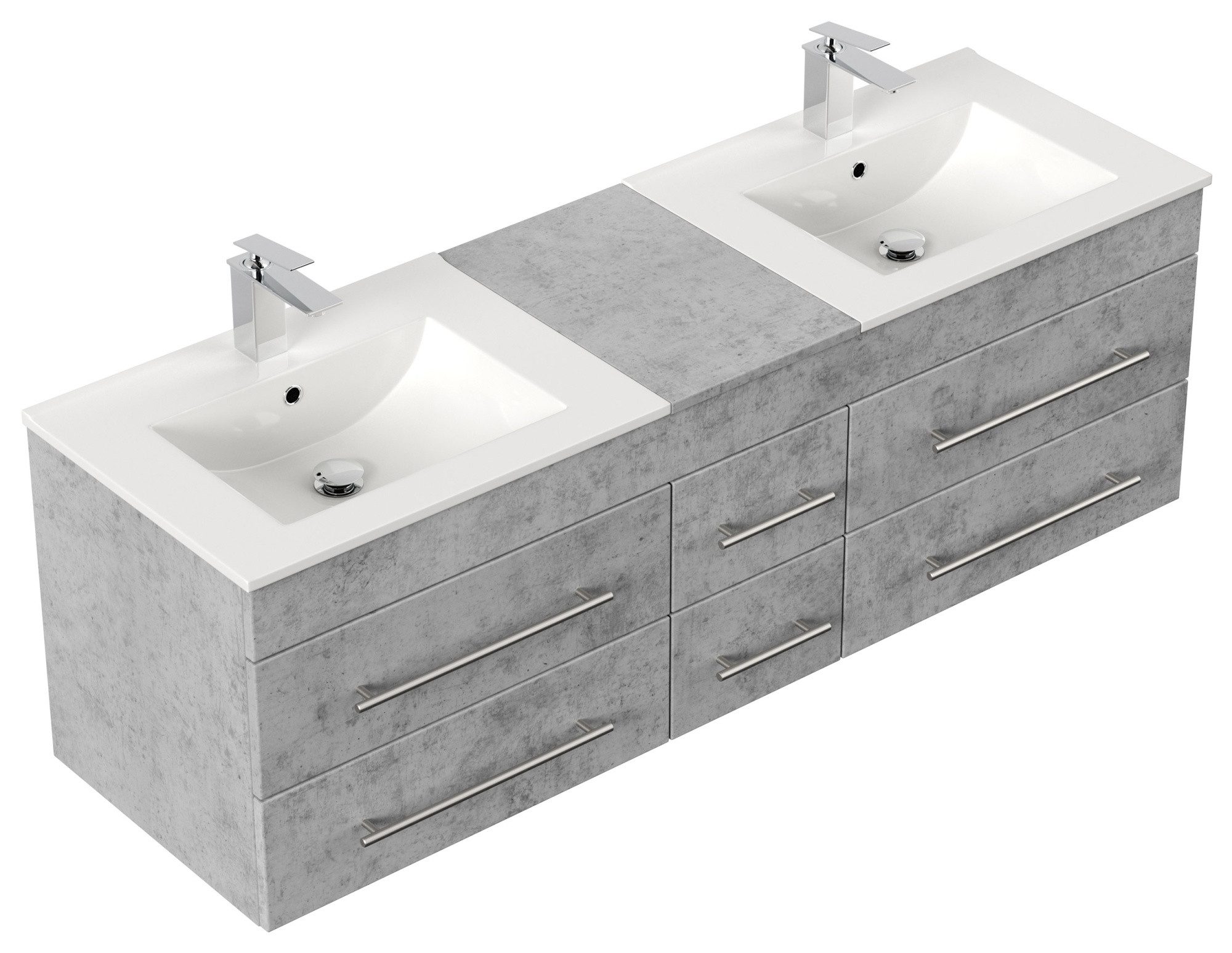 Magnolia Home Doppelwaschtisch Badmöbel Roma XL günstig online kaufen
