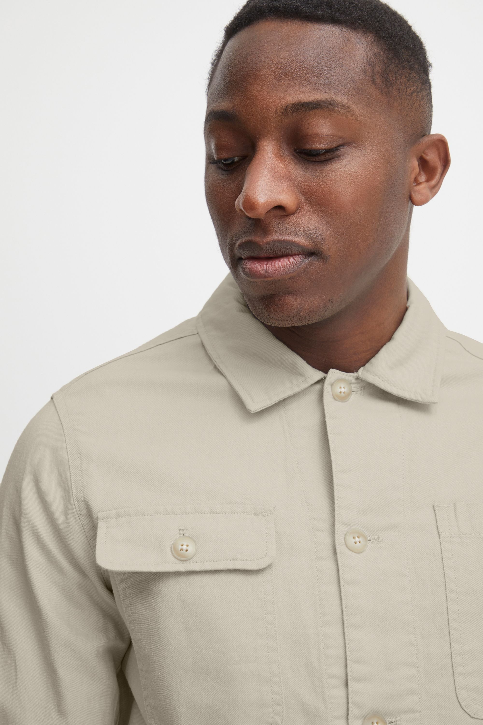 Casual Friday Fieldjacket CFJerslev Fieldjacket aus Leinenmix