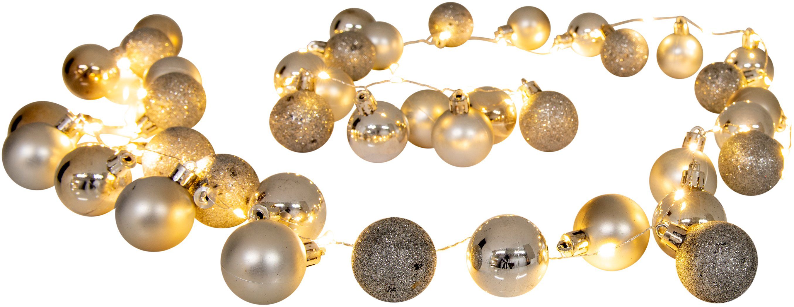 näve Lichterkette LED-Outdoor-Weihnachtslichterkette, Weihnachtsdeko aussen günstig online kaufen