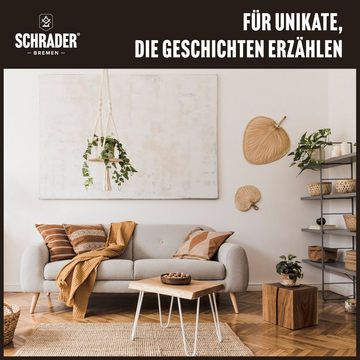 Schrader Schwamm S1400401, Premium Schwamm - 4 Stk - Zum Auftragen und Auspolieren -, für Reinigungs- und Pflegemitteln - Made in Germany
