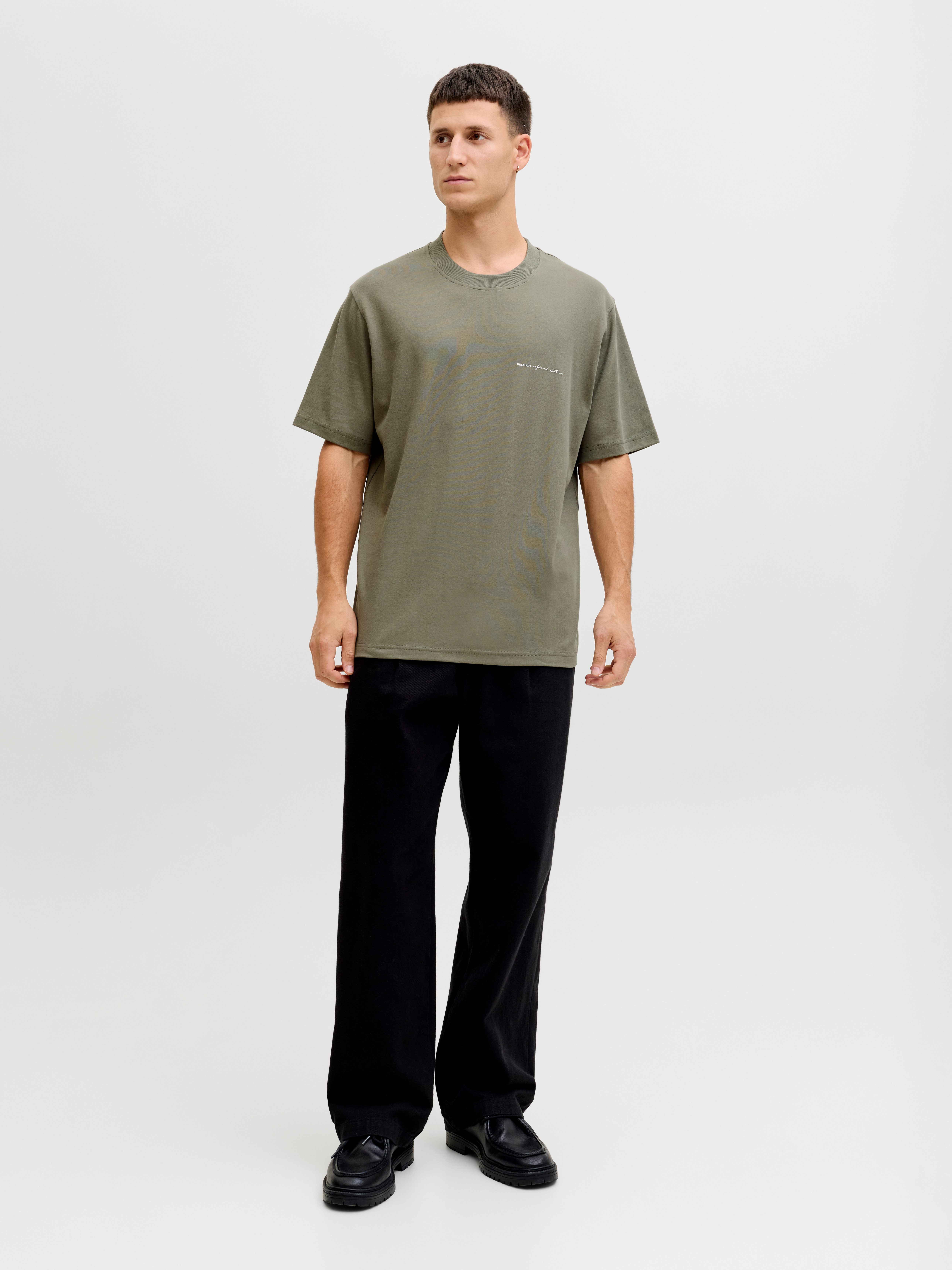 Jack & Jones T-Shirt JPRBLAOWEN SS BRANDING TEE SN Baumwollmischung, relaxed fit – Bild 3 von 5
