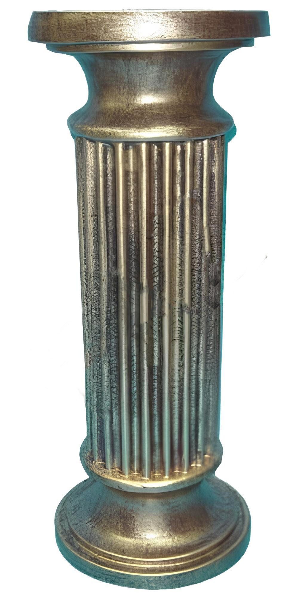 JVmoebel Dekosäule Antike Säulen Skulptur aus hochwertigem Material in edlem Design (Spalte Material : Kunststoff 73 cm Höhe), Made in Europa