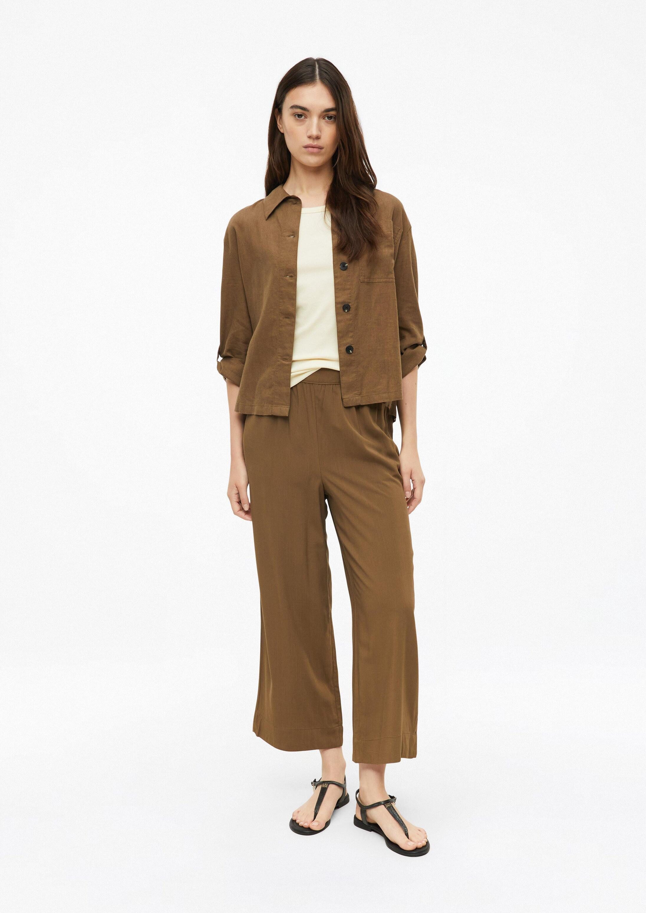 s.Oliver Culotte Hose Culotte aus Viskose – Bild 5 von 5