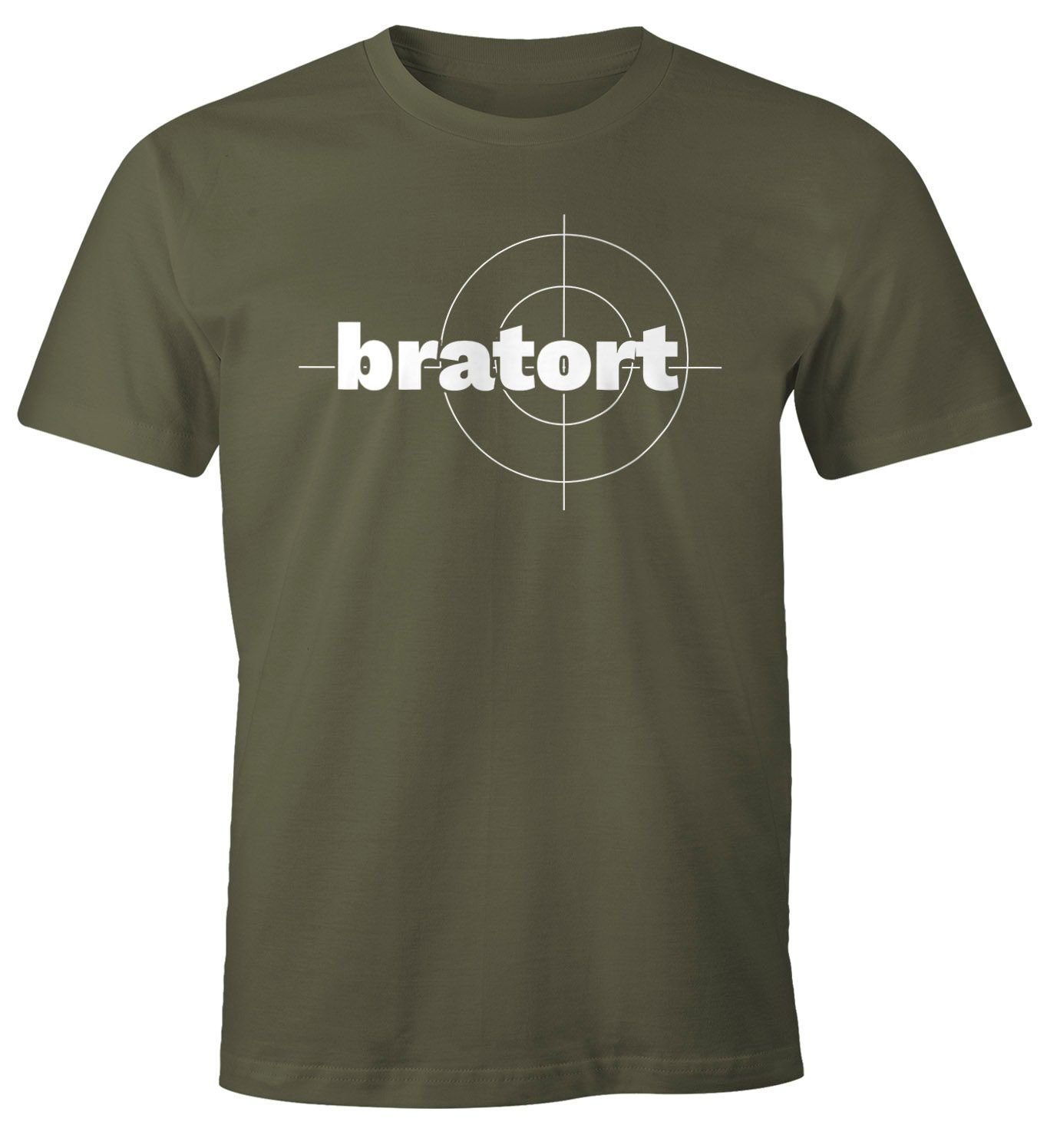 MoonWorks Print-Shirt Herren T-Shirt bratort Fun-Shirt günstig online kaufen