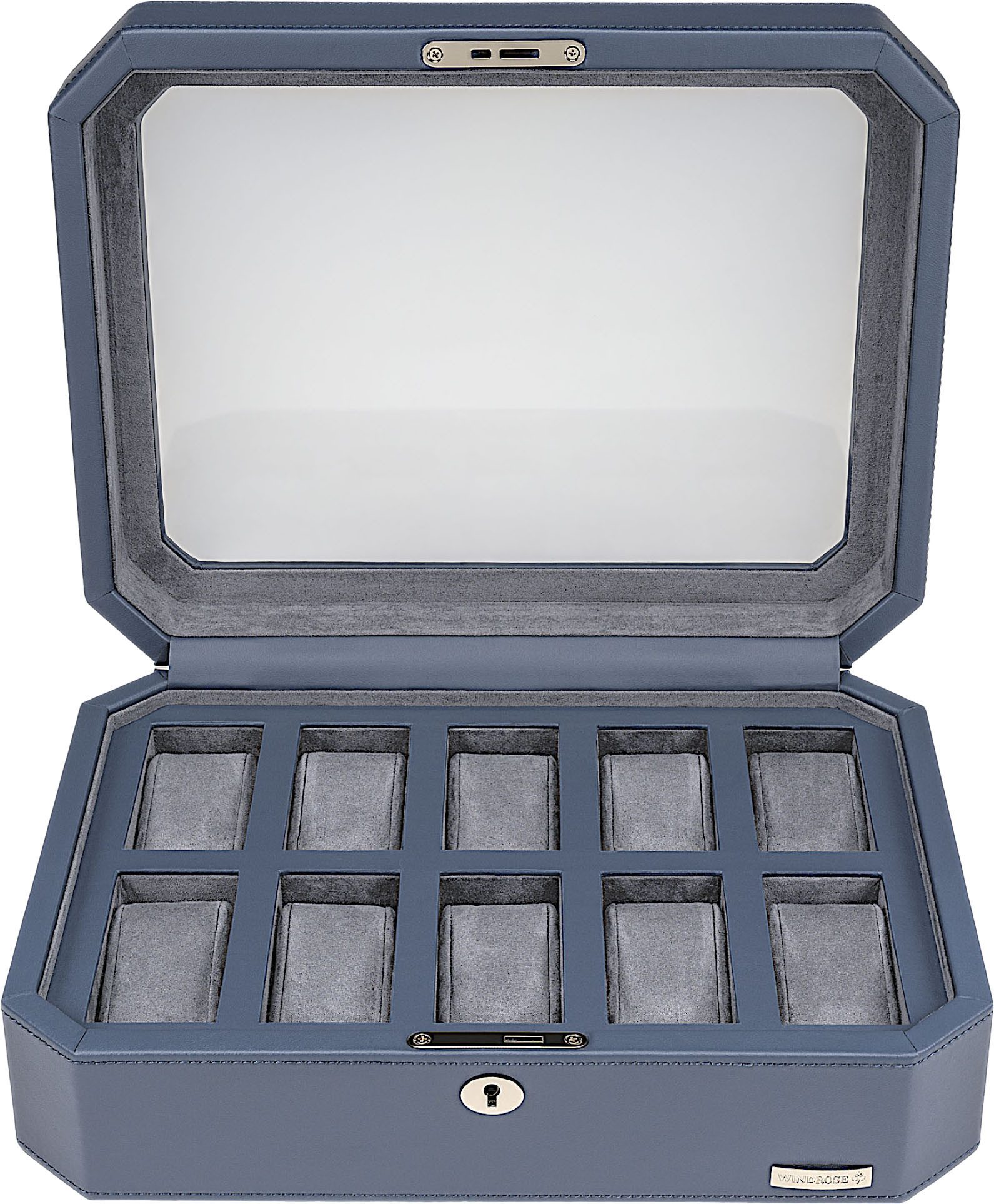 WINDROSE Uhrenbox Tempora, 804011.05, Aufbewahrung, Uhrenkasten, Ø max.40mm, Armbanduhr, Geschenkidee