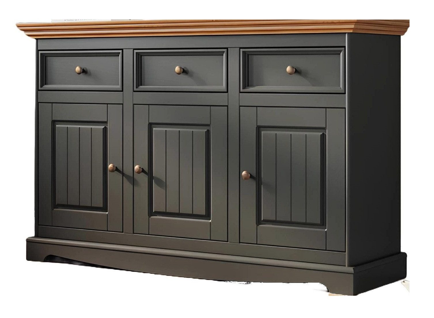 Xlmoebel Kommode Designer-Kommode aus Holz mit Hochglanz-Finish und viel Stauraum (1 St., Kommode), Hergestellt in Europa