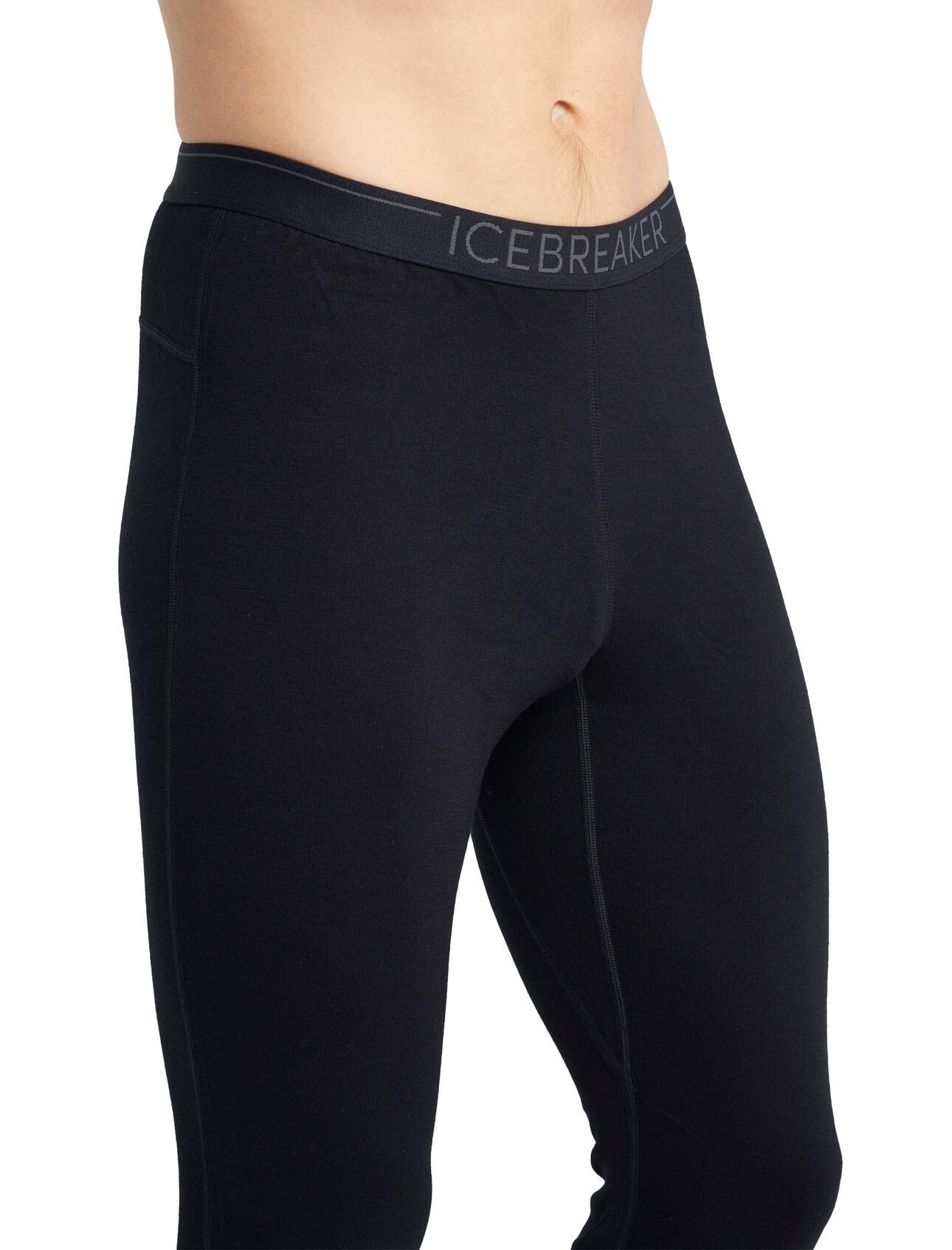 Icebreaker Leggings Unterwäsche 260 Tech enganliegend (Merinowolle) - schwarz Herren