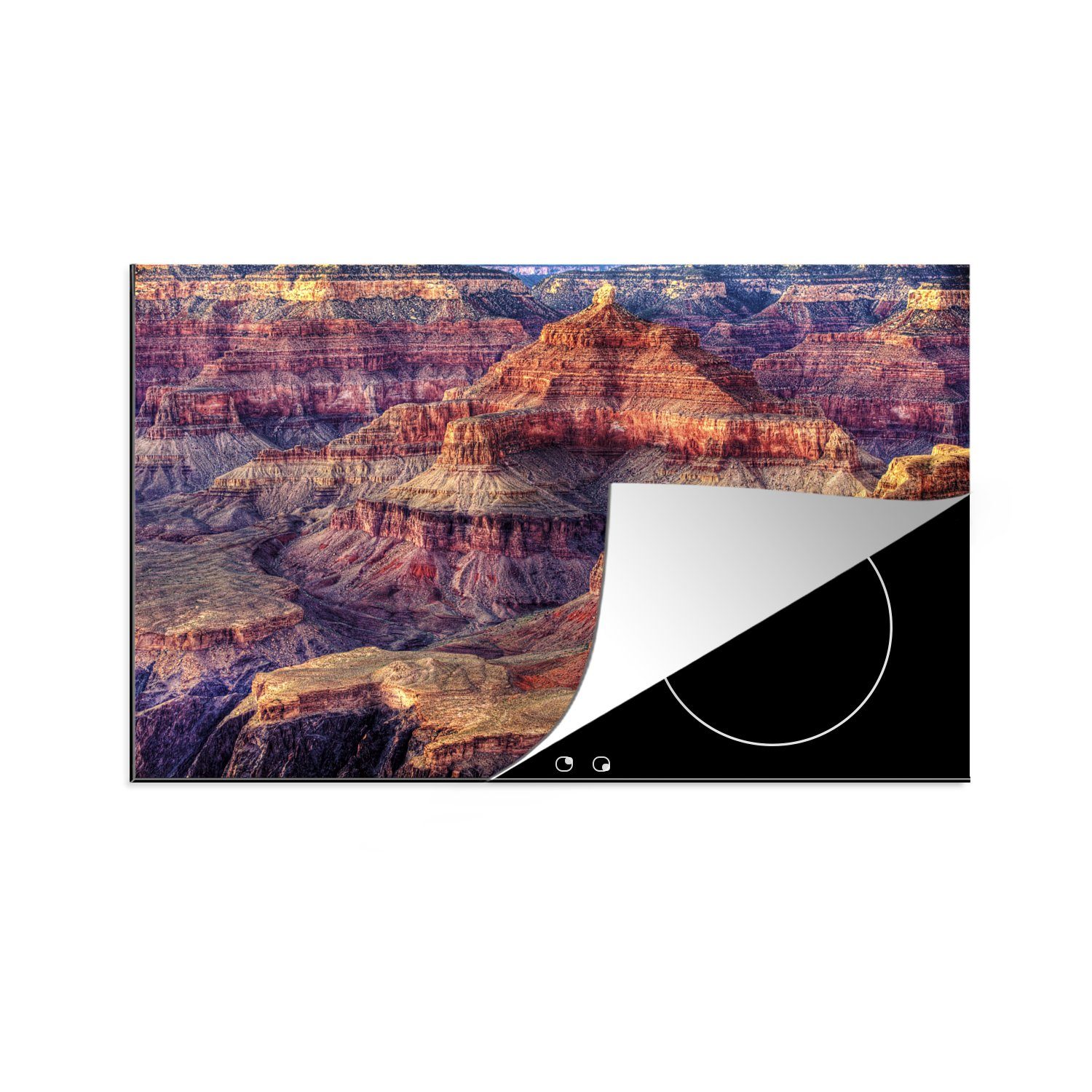 MuchoWow Herdblende-/Abdeckplatte Grand Canyon National Park, Vereinigte Staaten, Vinyl, (1 tlg), 81x52 cm, Induktionskochfeld Schutz für die küche, Ceranfeldabdeckung