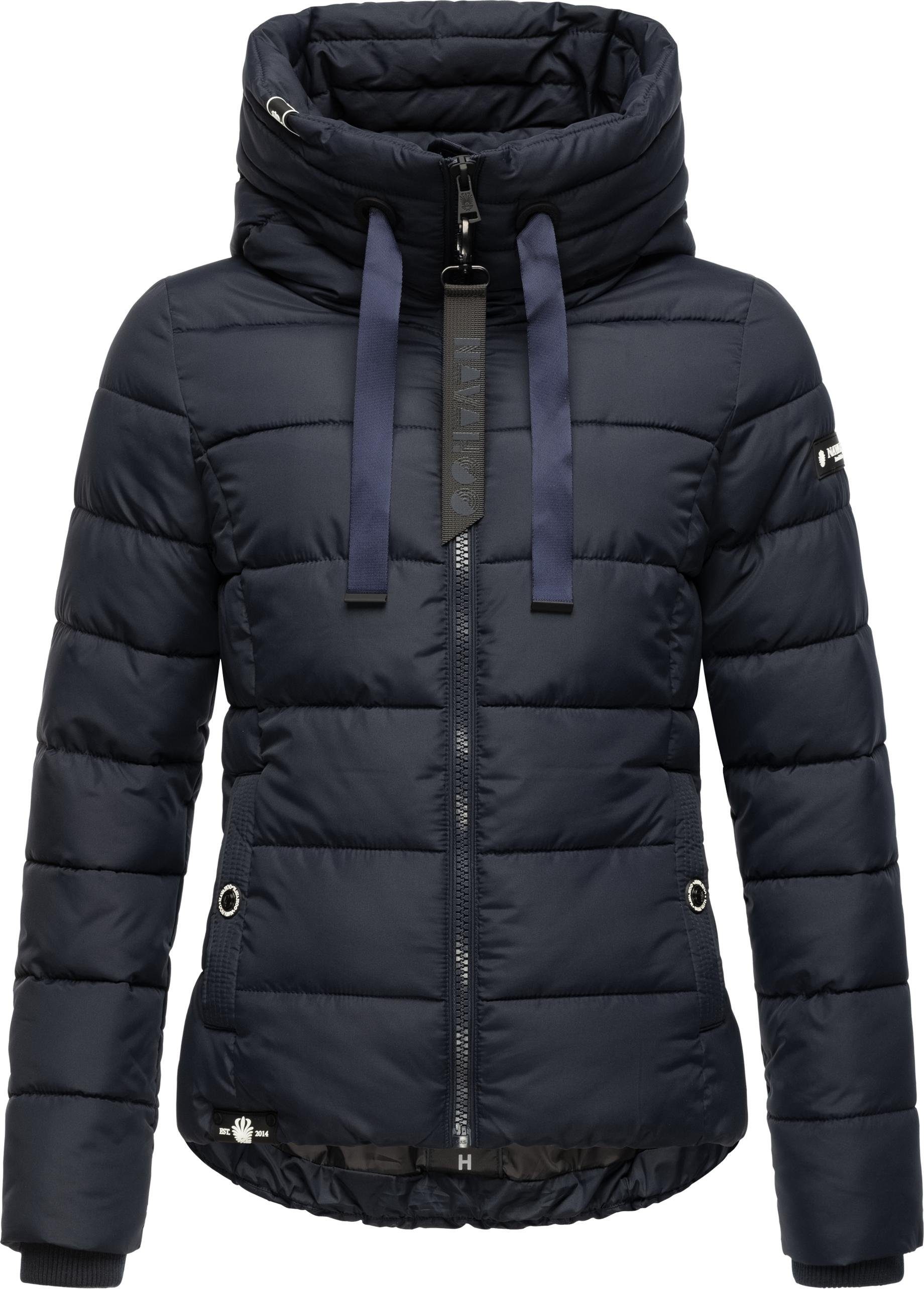 Navahoo Steppjacke Amayaa stylische Damen Winterjacke mit coolen Applikatio günstig online kaufen
