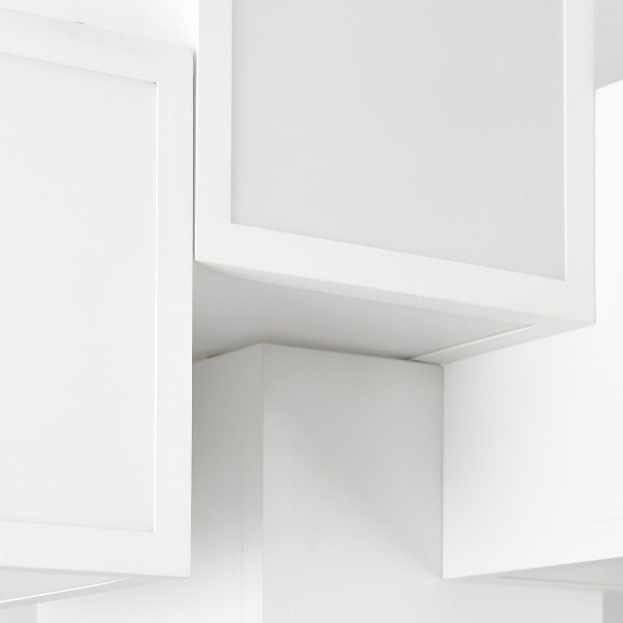 Brilliant Deckenleuchte Cubix, 5-flammig Deckenleuchte, LED Cubix 1x weiß, Lampe, Metall/Kunststoff, 3000K
