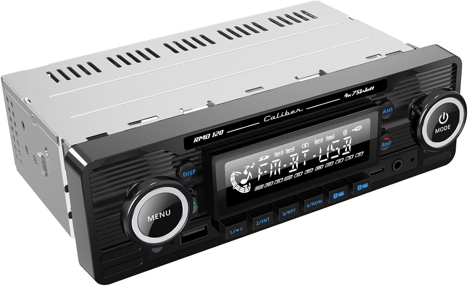 Caliber RCD120BT Retro mit Bluetooth USB - FM - 1 DIN Autoradio