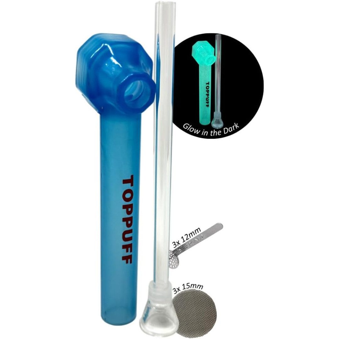 Handpfeife Flaschen Bong Set - kleine Pfeife - Für unterwegs