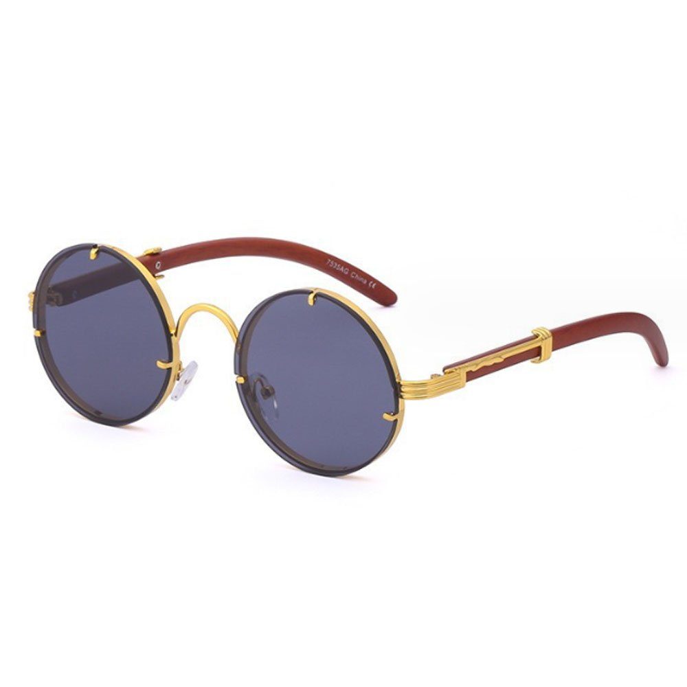 Sonnenbrille für Modelle AUzzO~ Polarisiert Brillenetui und Retro Outdoor UV-Schutz Frauen Braun Männer Vintage mit