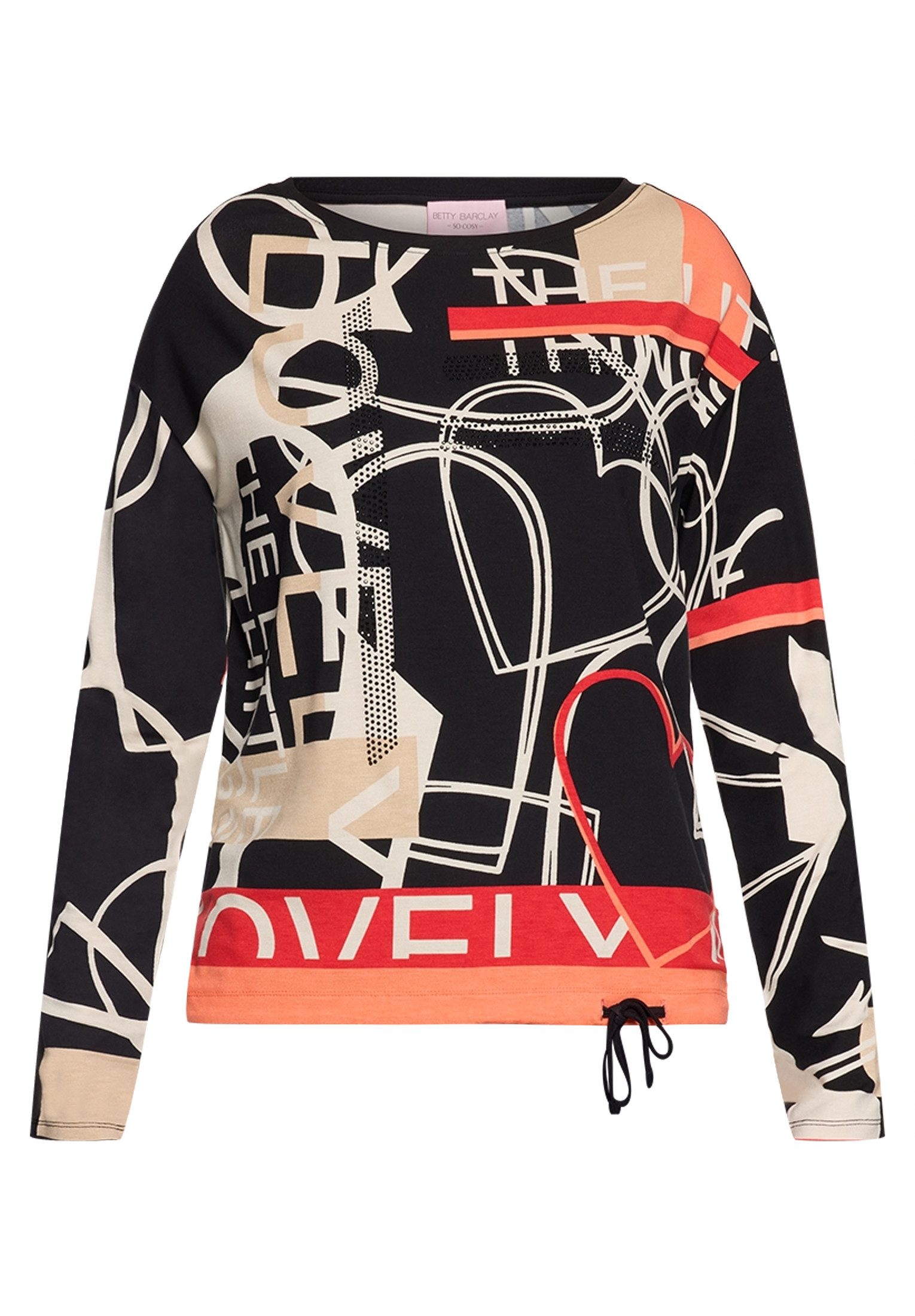 Betty Barclay Kurzarmshirt Damen mit Tunnelzug (1-tlg) günstig online kaufen