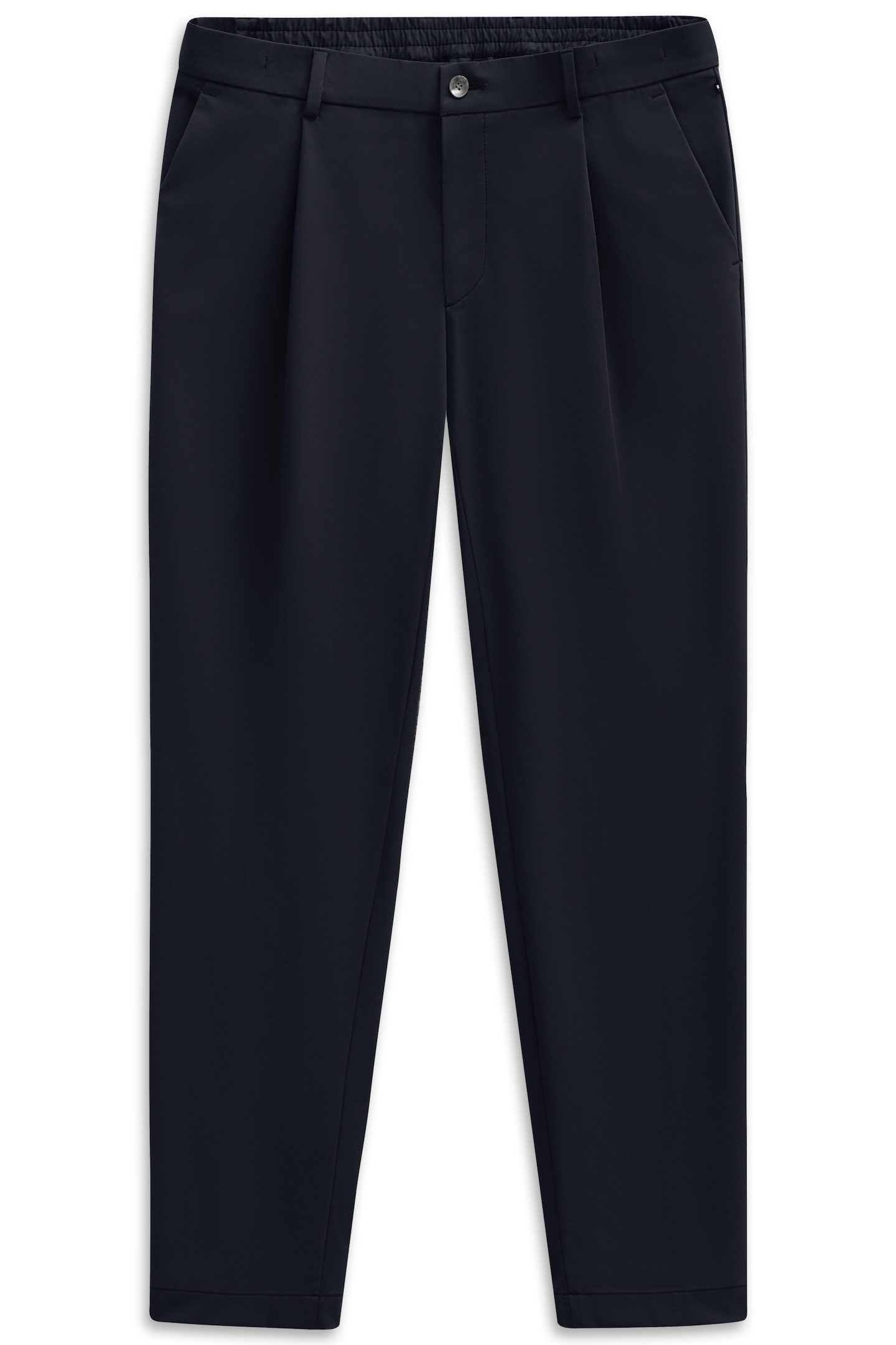 bugatti Bundfaltenhose Tapered Fit mit Flexcity Performance Stretch