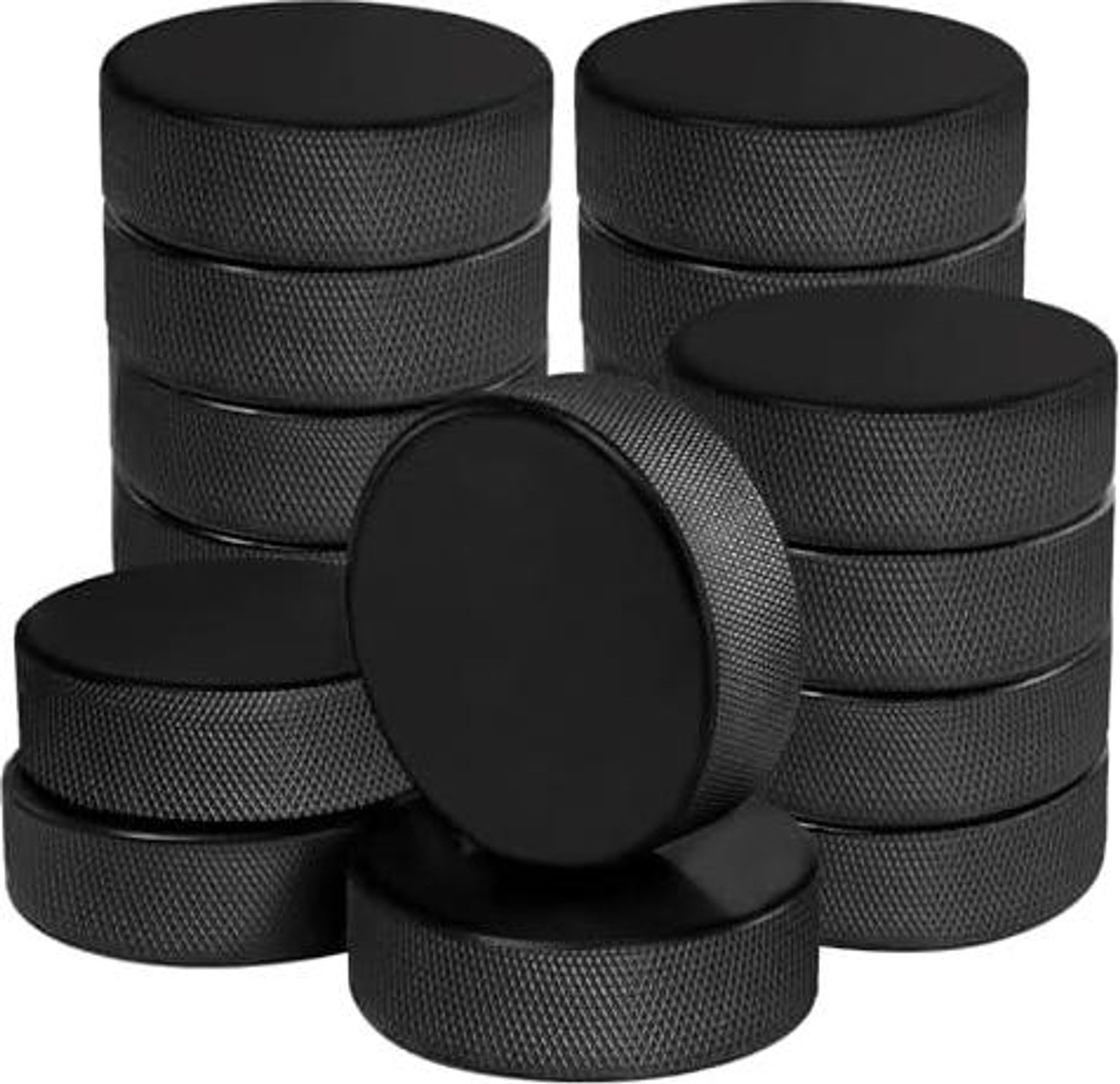 FELIXLEO Hockeypuck Tebery 12 Eishockey Pucks Classic für Erwachsene