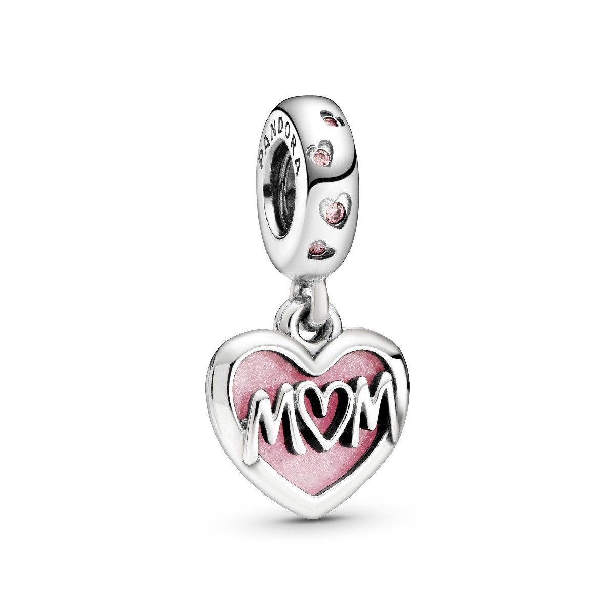 Pandora Bead 798887C01 Charm-Anhänger Mum Inschrift Herz Sterling-Silber günstig online kaufen