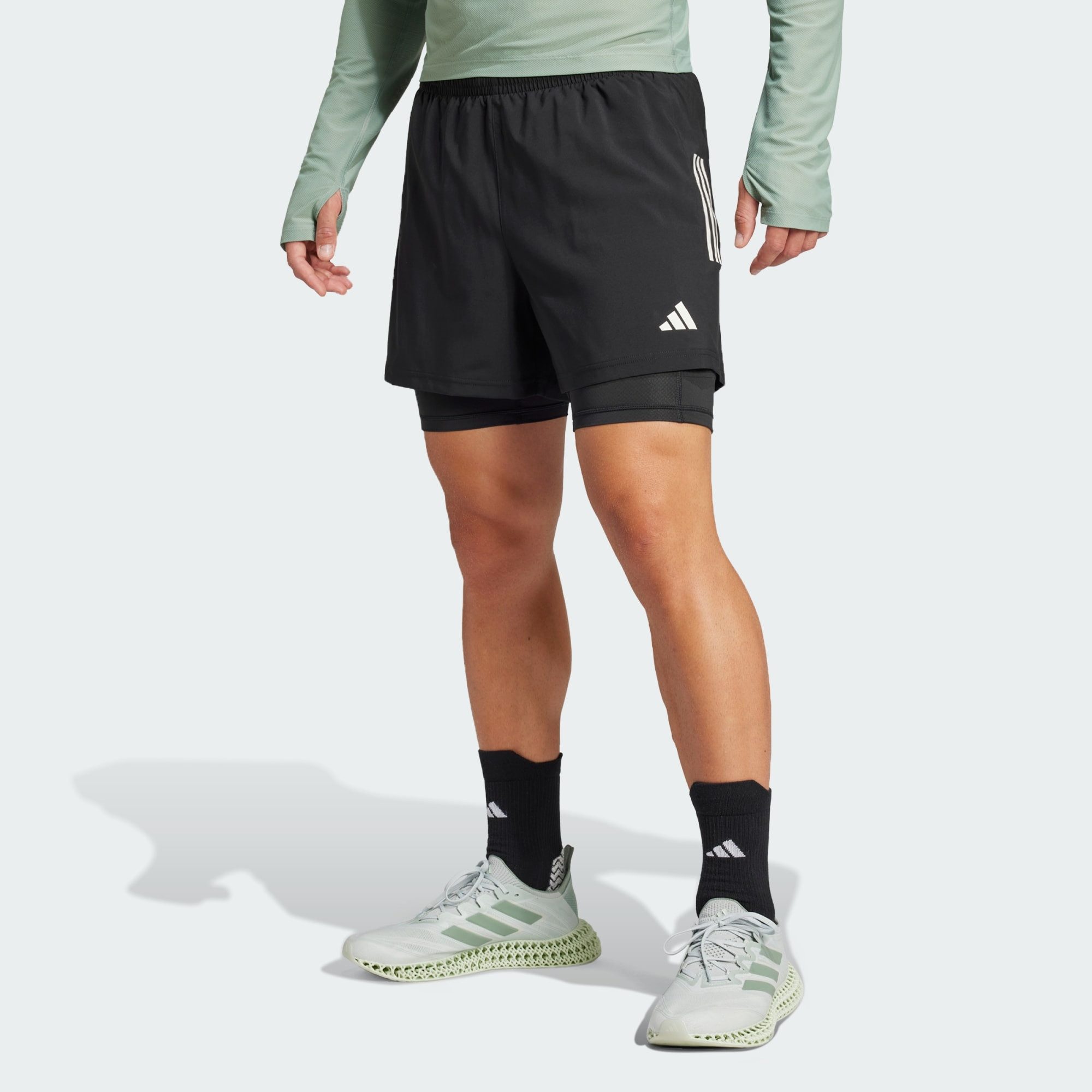 adidas Performance Sweatshorts OWN THE RUN CLIMACOOL 2-IN-1 SHORTS (1-tlg) günstig online kaufen