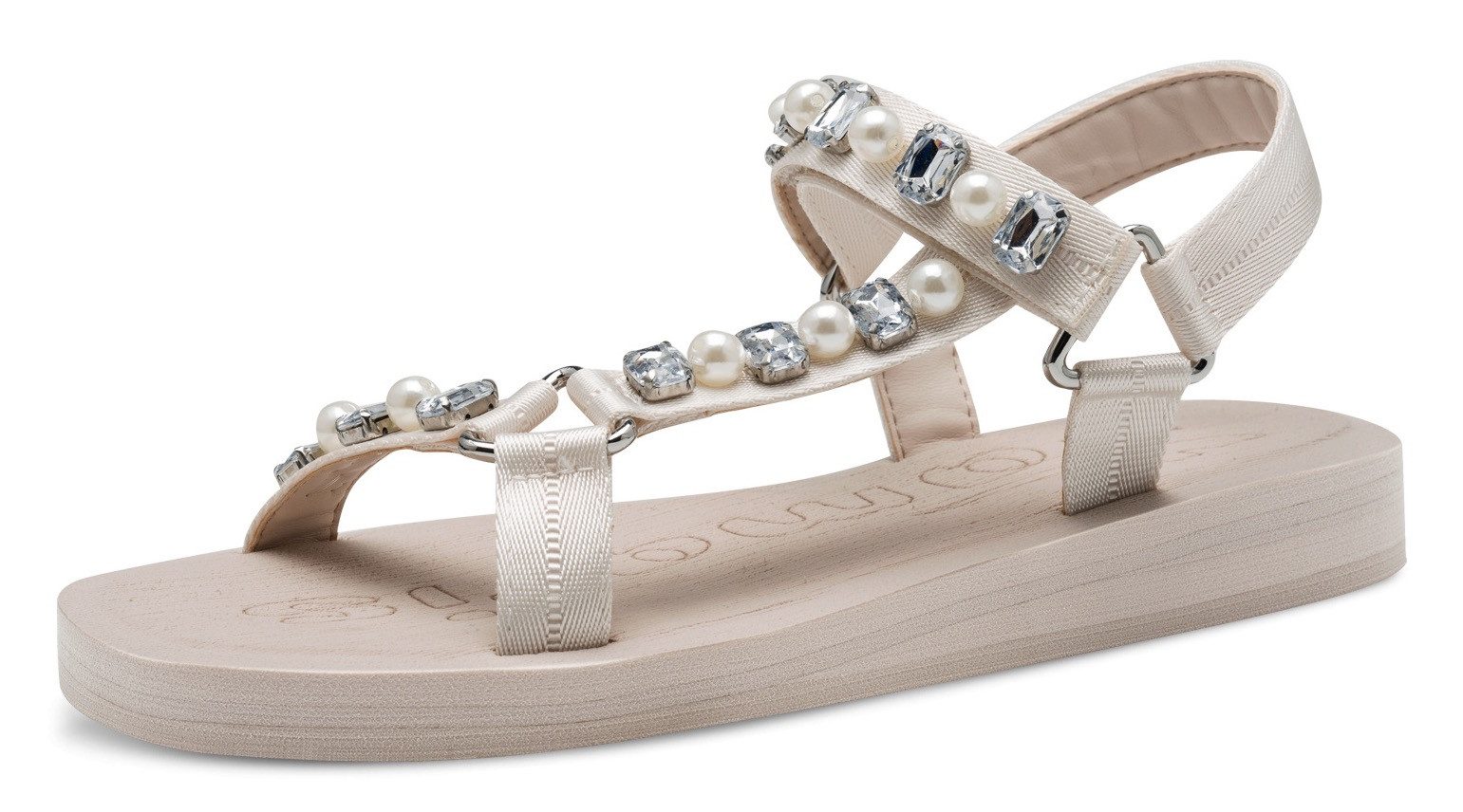 Tamaris Riemchensandale, Keilabsatz, Plateau, Sandalette, Sommerschuh mit S günstig online kaufen