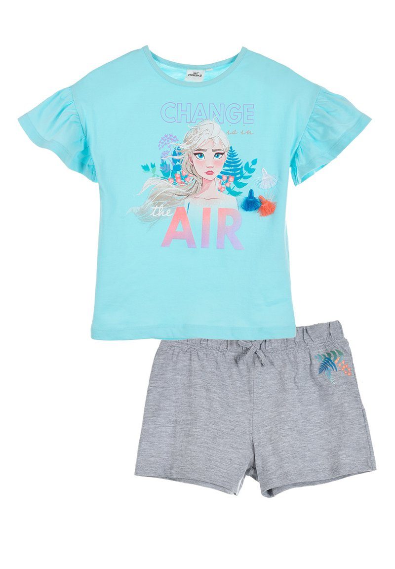 & Shorts T-Shirt Frozen Bekleidungs-Set Eiskönigin Disney Elsa