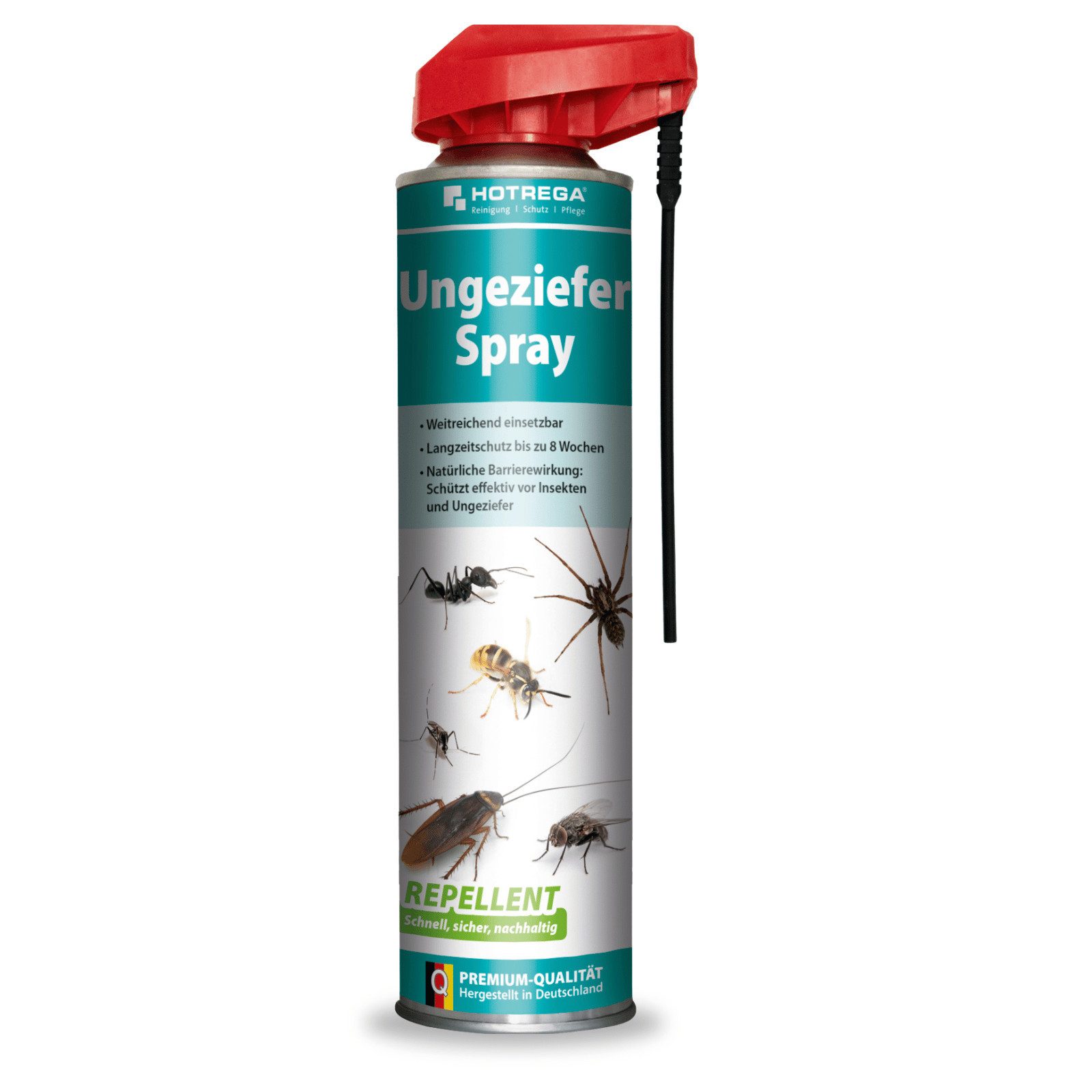 HOTREGA® Vergrämungsmittel Ungeziefer-Spray REPELLENT 600 ml, Insektenspray, geruchsarm & sicher, 0.6 l