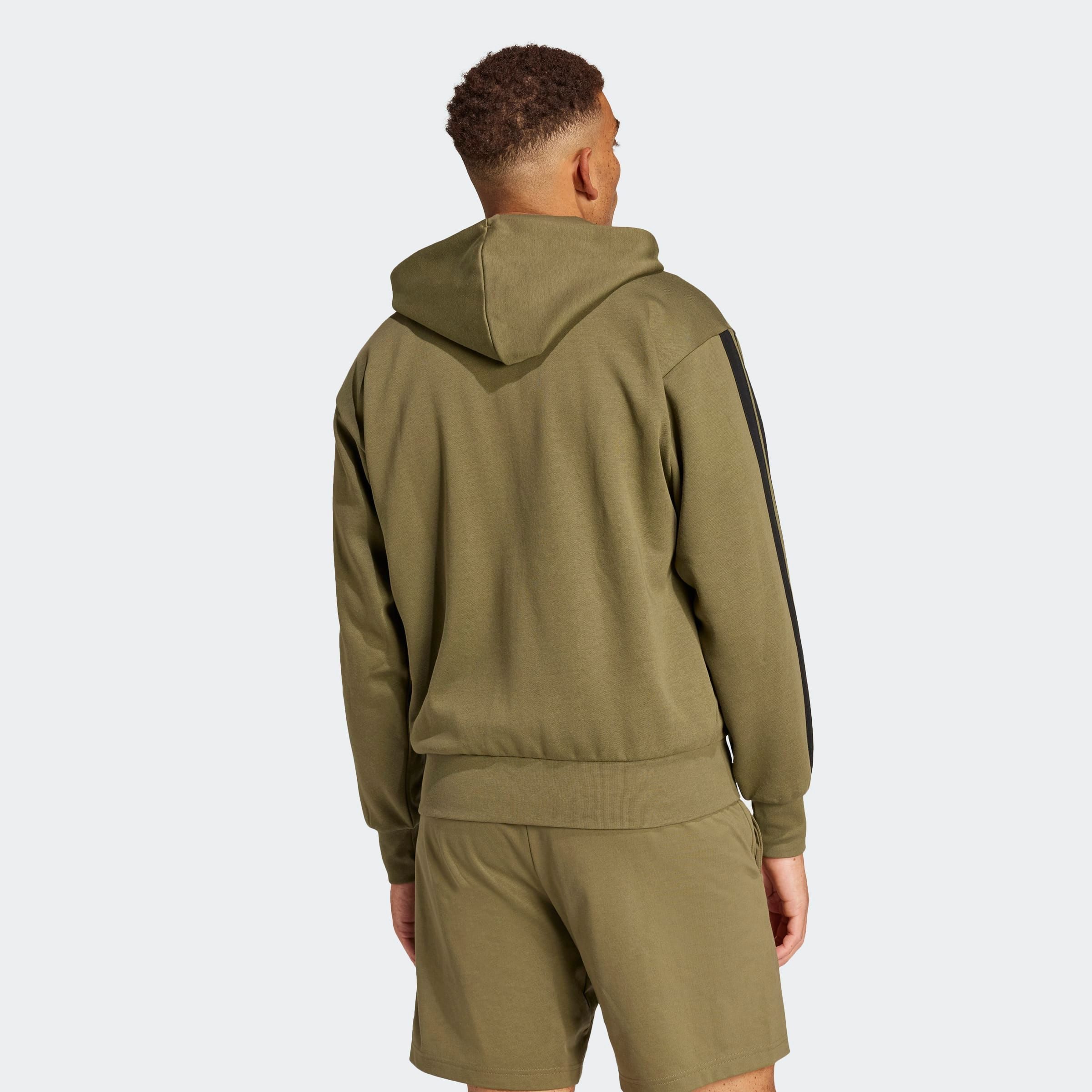 adidas Sportswear Kapuzensweatjacke M 3S FL FZ HD (1-tlg) für Laufen und Sportmode, mit Reißverschluss