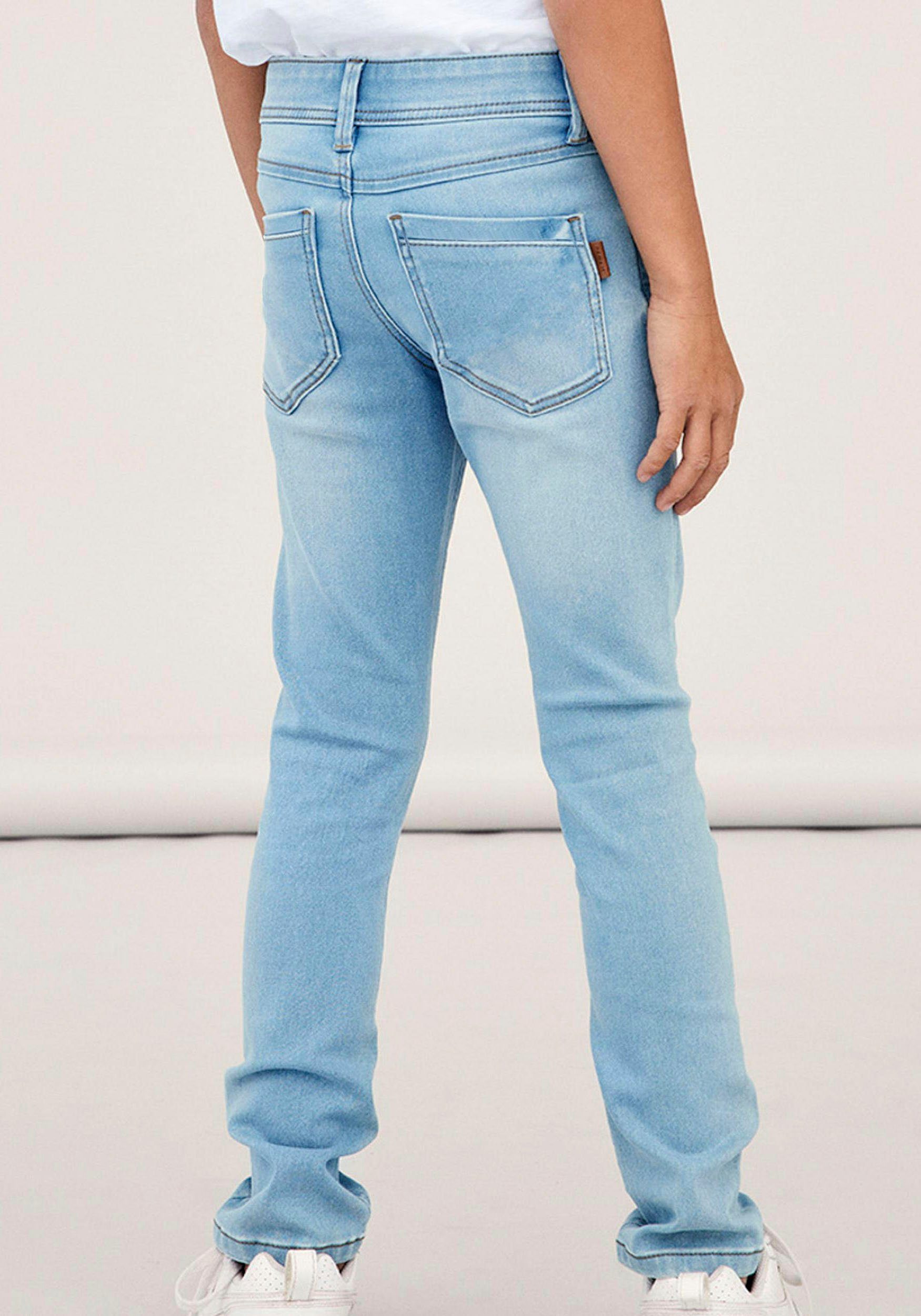 Name It DNMTAX Blue Stretch-Jeans Light NKMSILAS PANT Denim
