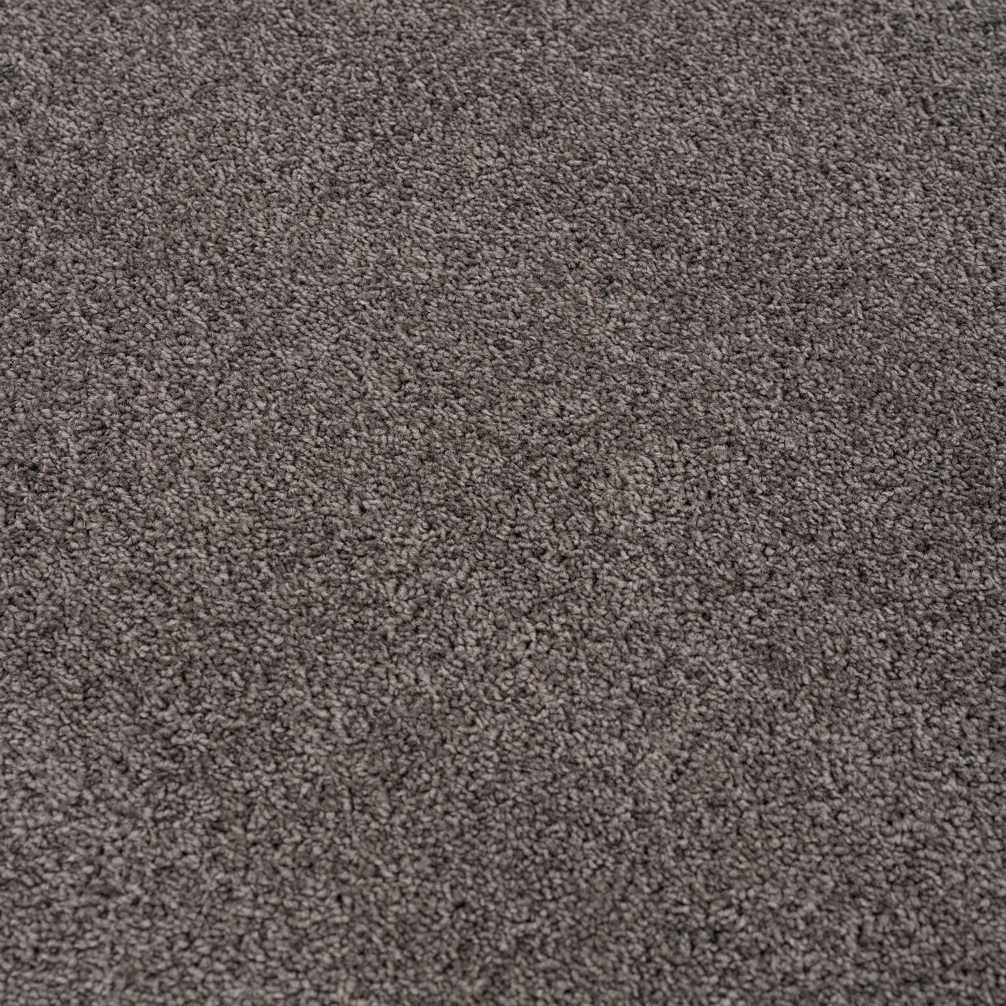 Teppich Uni, Sanat, rechteckig, Höhe: Farbauswahl grau 13 mm, robuster Kurzflorteppich, große