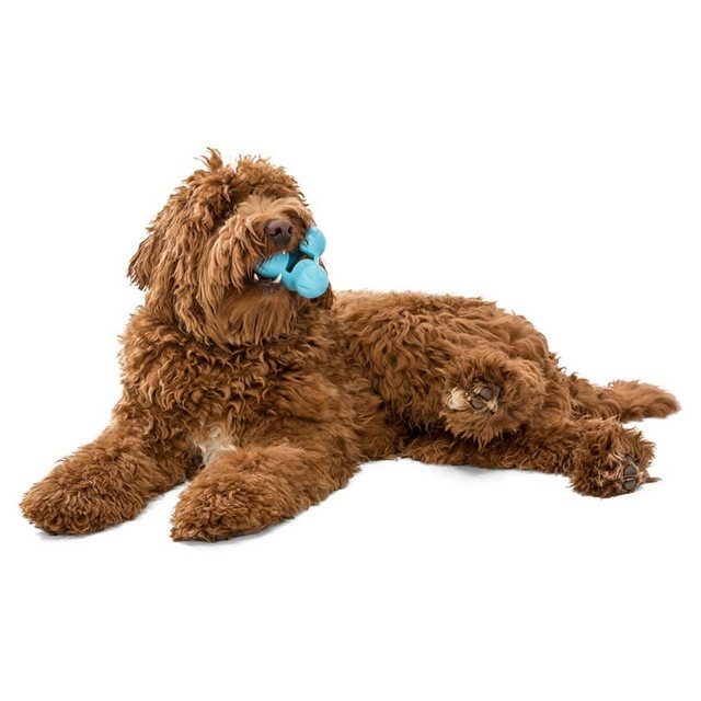 West Paw Hunde-Ballschleuder „Hundespielzeug mit Zogoflex Tux Marineblau L“