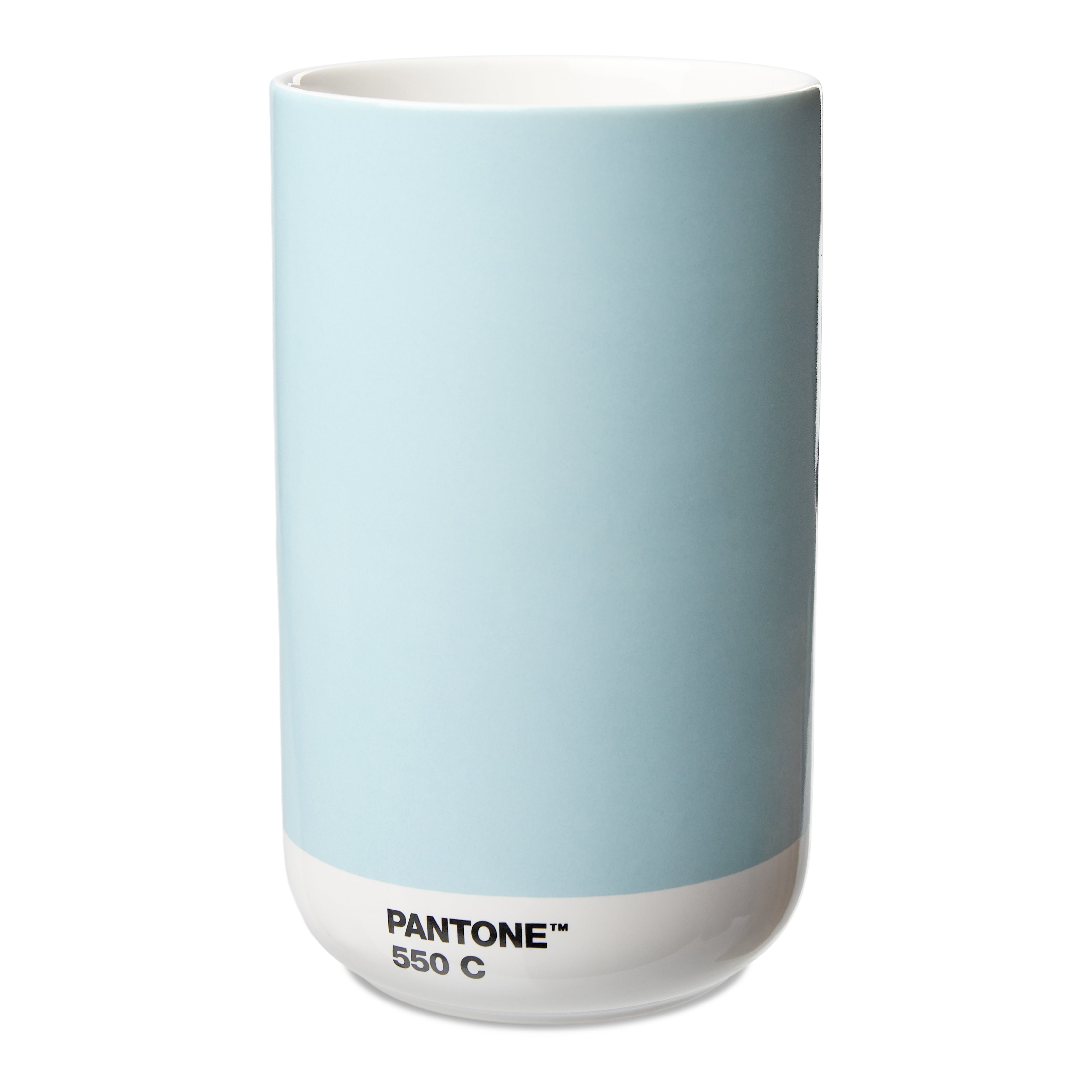PANTONE Dekovase Mini Porzellan in 500ml Geschenkbox, Light Blue 550C Vase