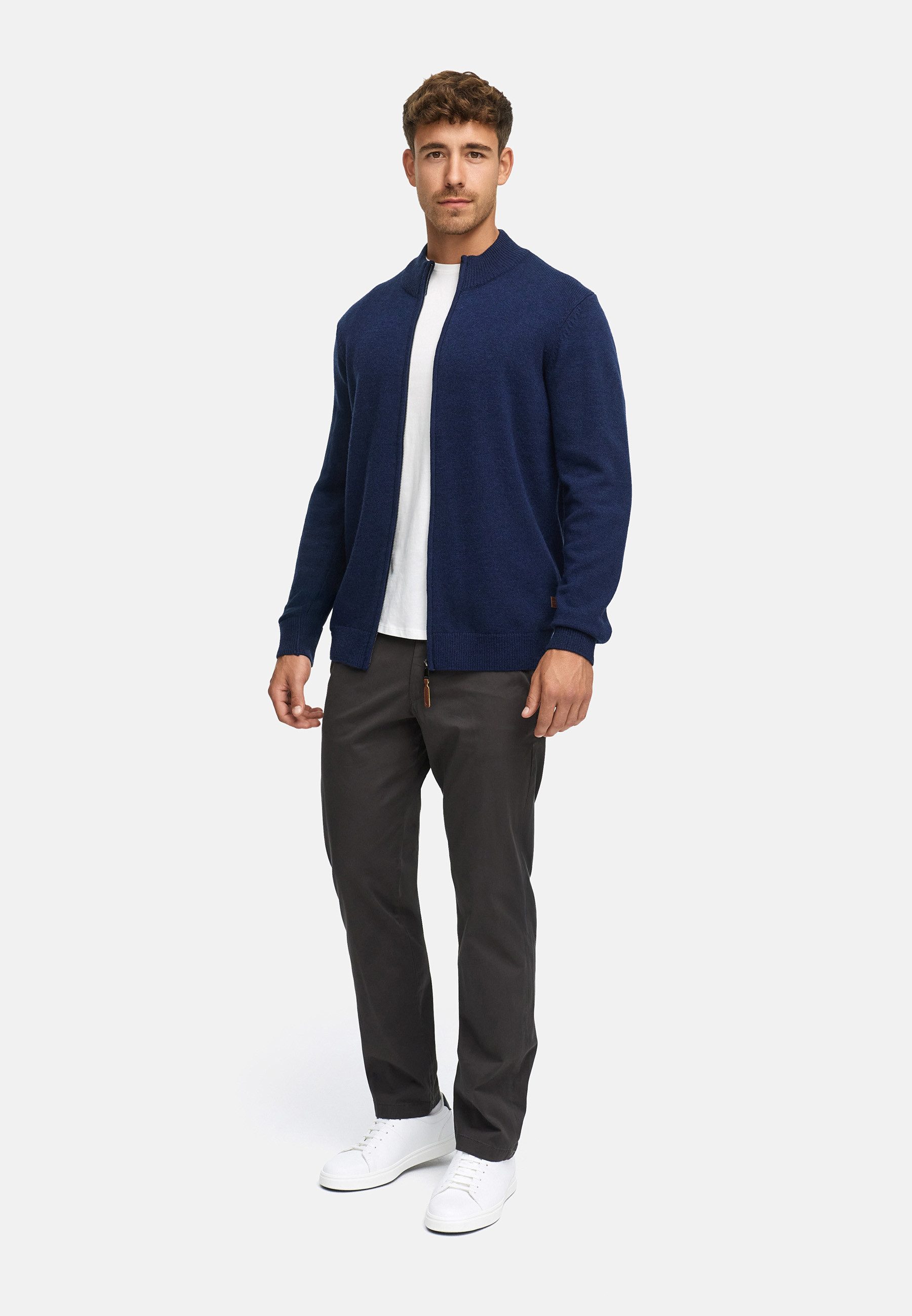 Indicode Cardigan Herren INMargous Cardigan Herrenstrickjacke