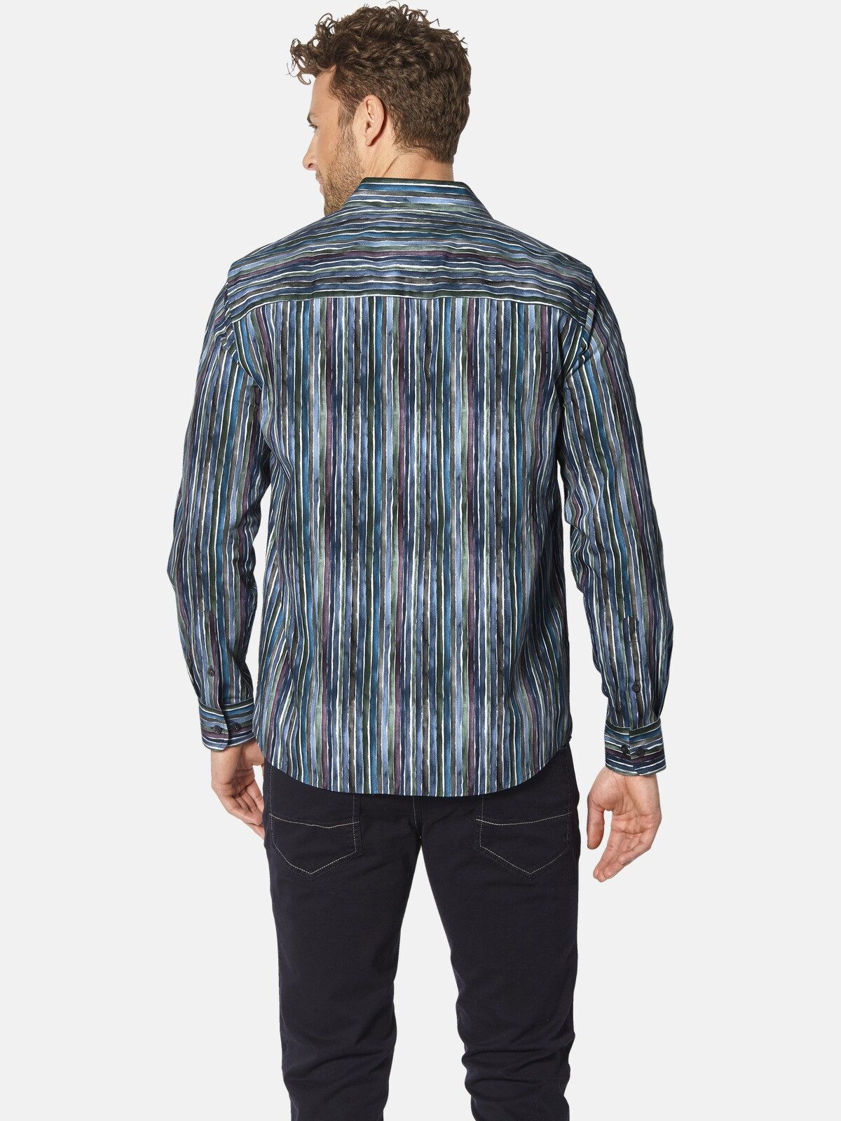 Babista Langarmhemd URSILESTI mit mehrfarbigen Längsstreifen günstig online kaufen