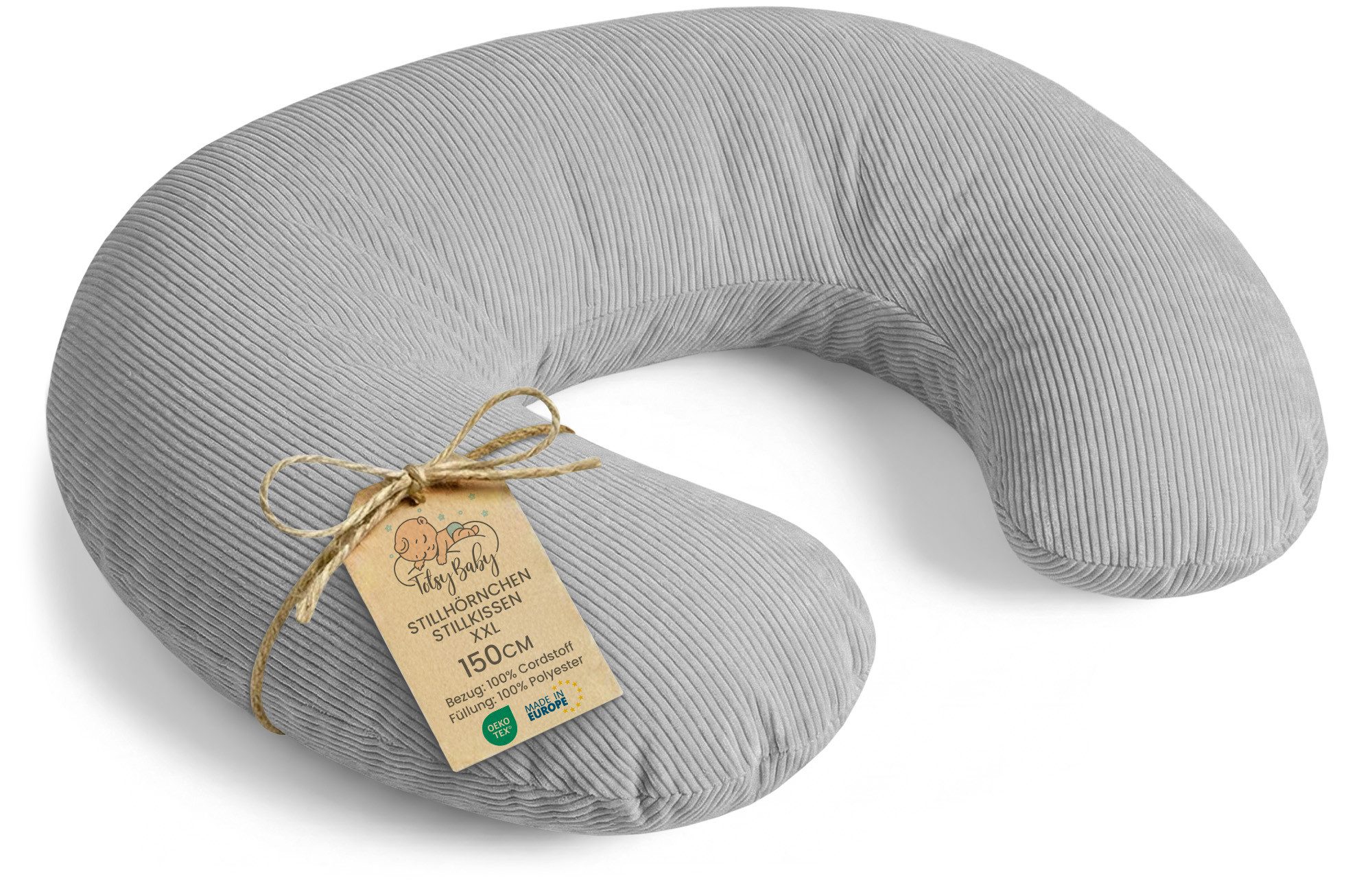 Totsy Baby Stillkissen klein Mond Minky Nursing Stillhörnchen Kissen Nursing Pillow