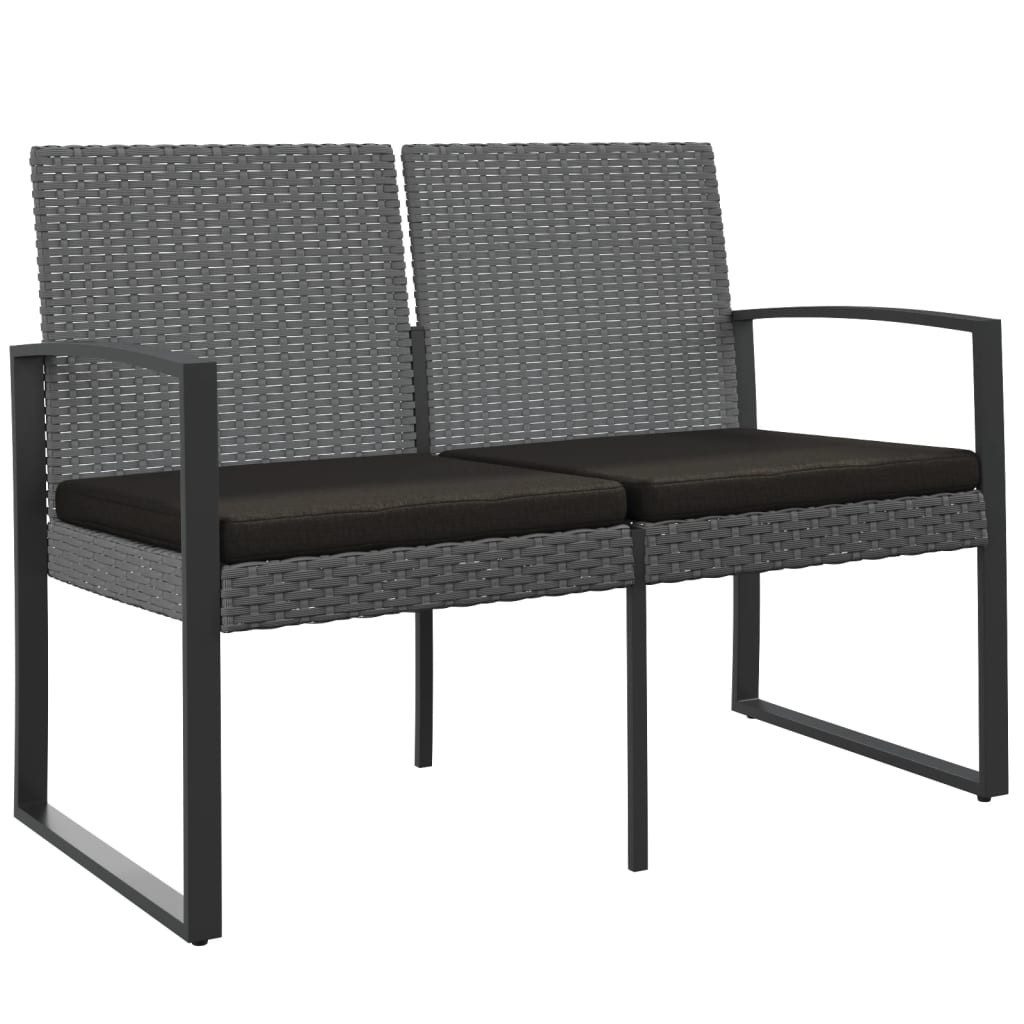 vidaXL Gartenbank Gartenbank 2-Sitzer mit Kissen günstig online kaufen