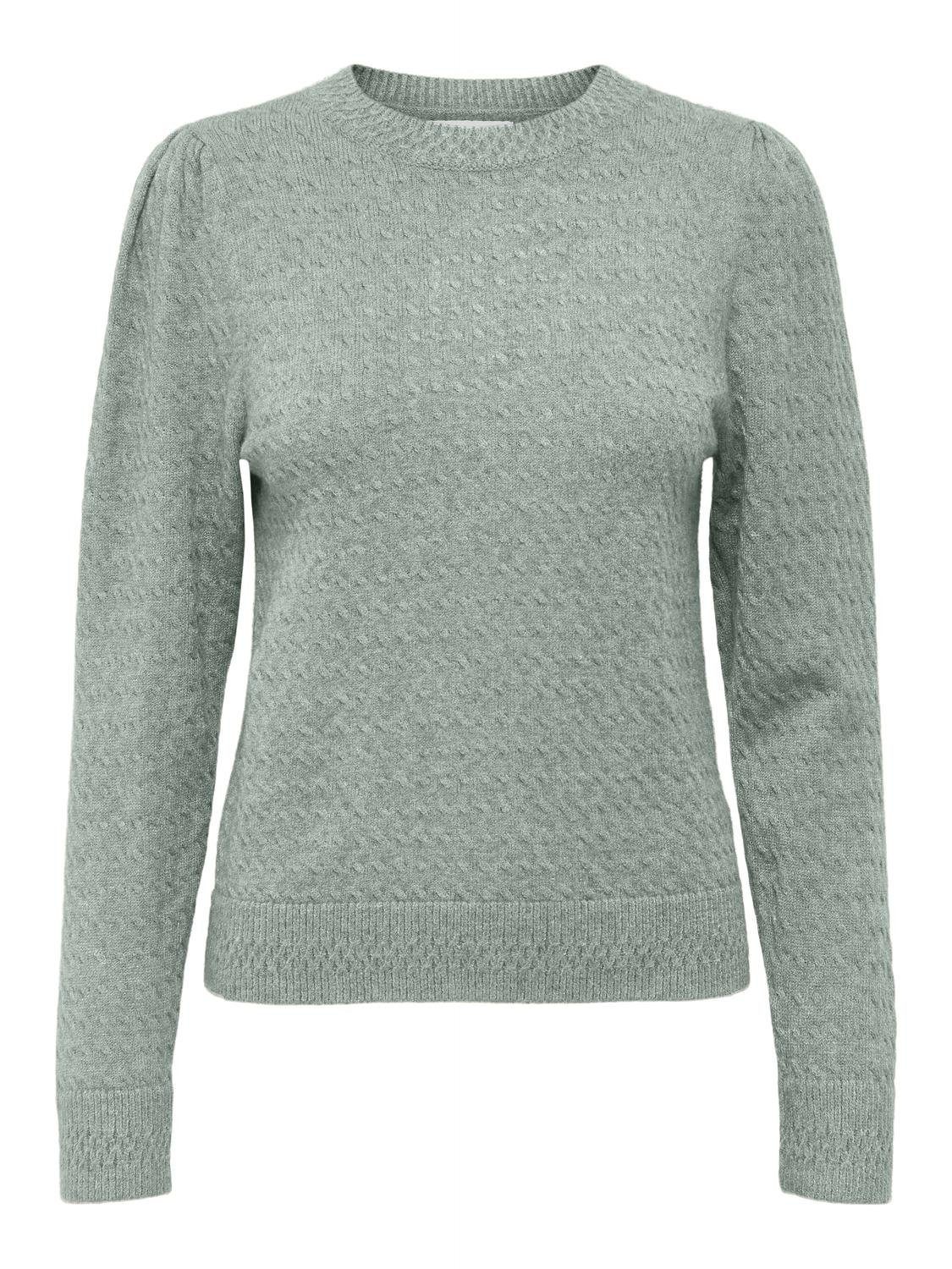 ONLY Rundhalspullover ONLKATIA LS PUFF O-NECK günstig online kaufen