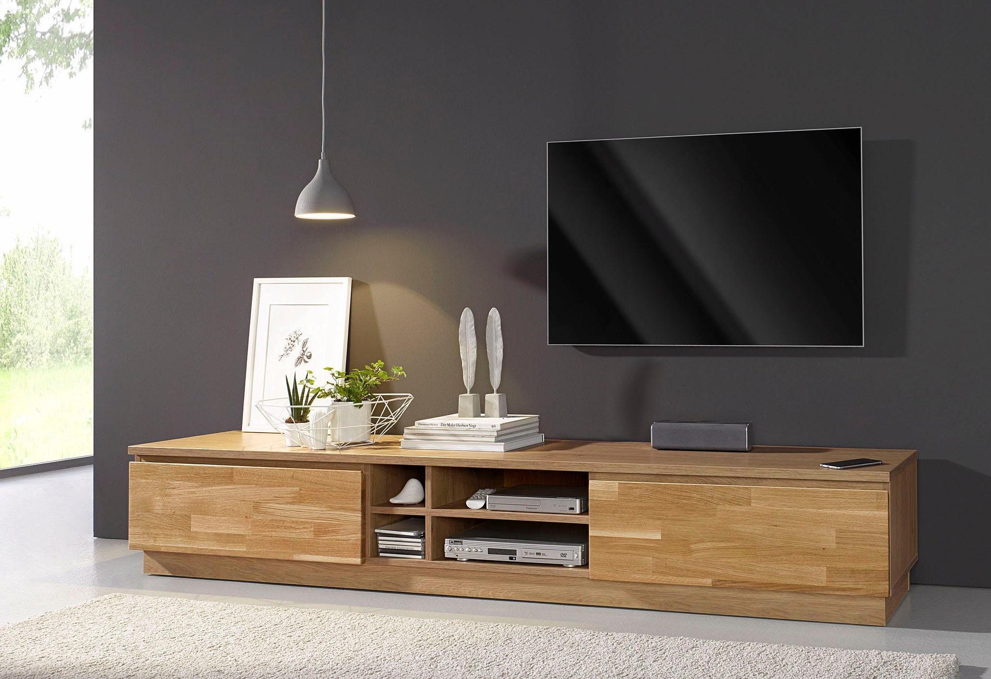Home affaire Lowboard, Kommode, Breite 200 cm, teilmassiv, FSC-zertifiziert günstig online kaufen