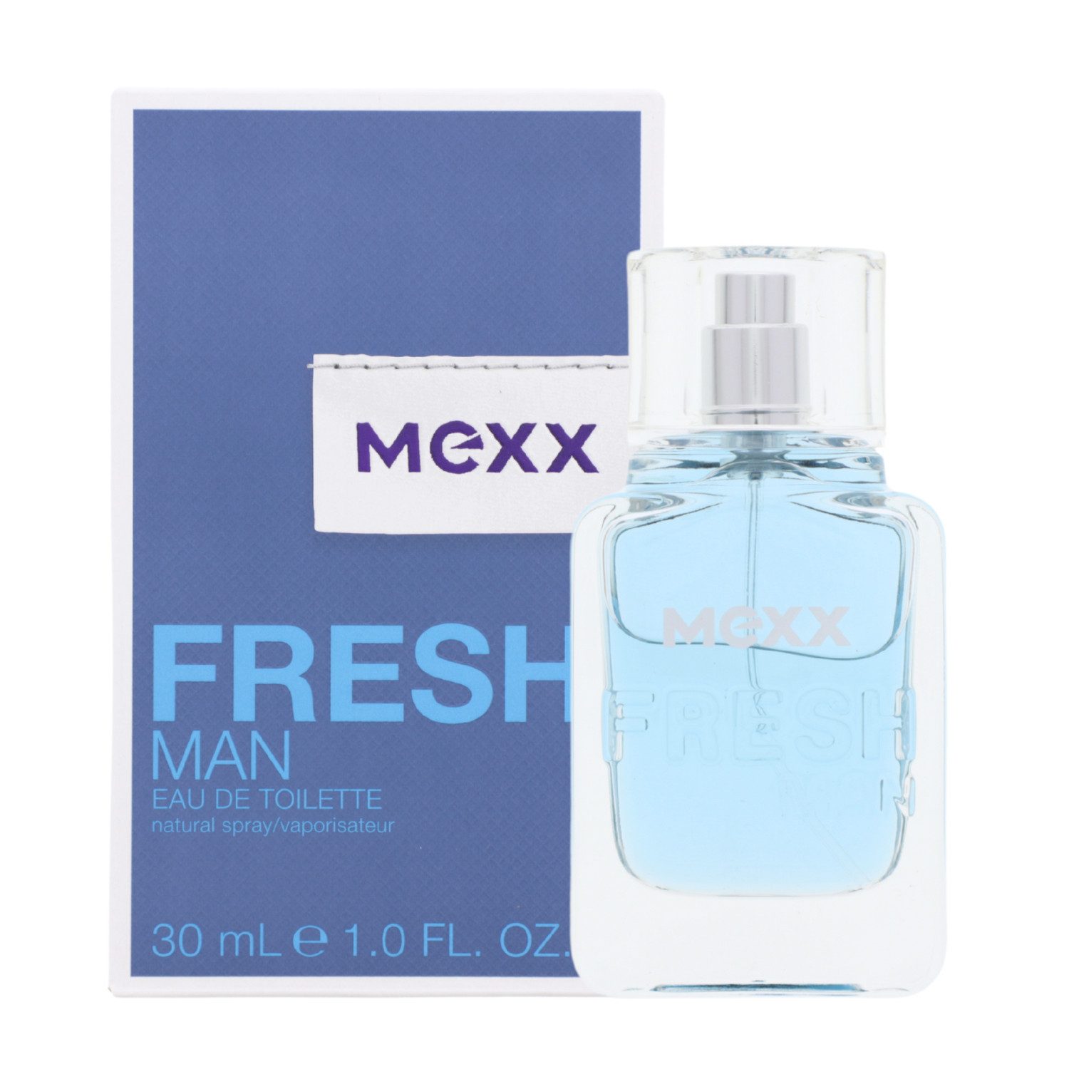 Mexx Eau de Toilette Mexx Fresh Man EDT Natural Spray 30ml Aromatisches Herren Parfüm mit h