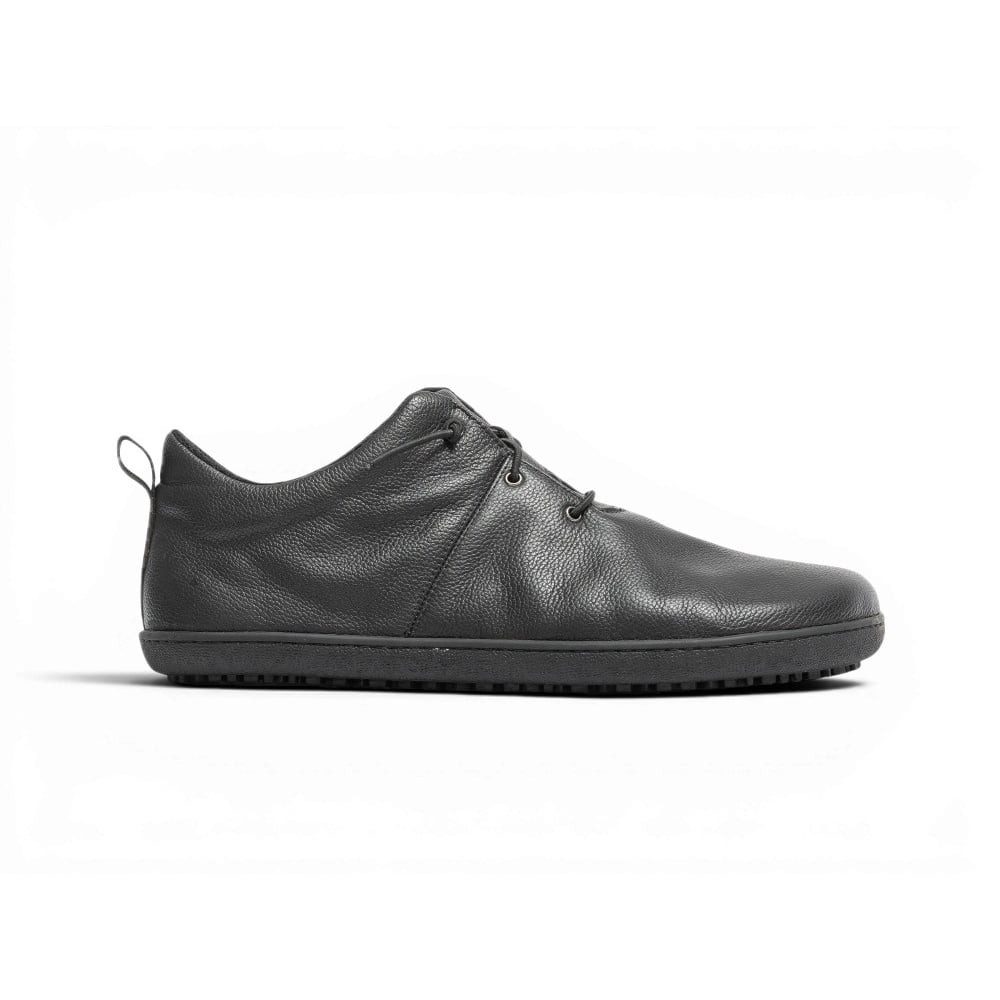 Sole Runner Barfussschuhe Deimos Leder (breite Zehenbox) schwarz Sneaker