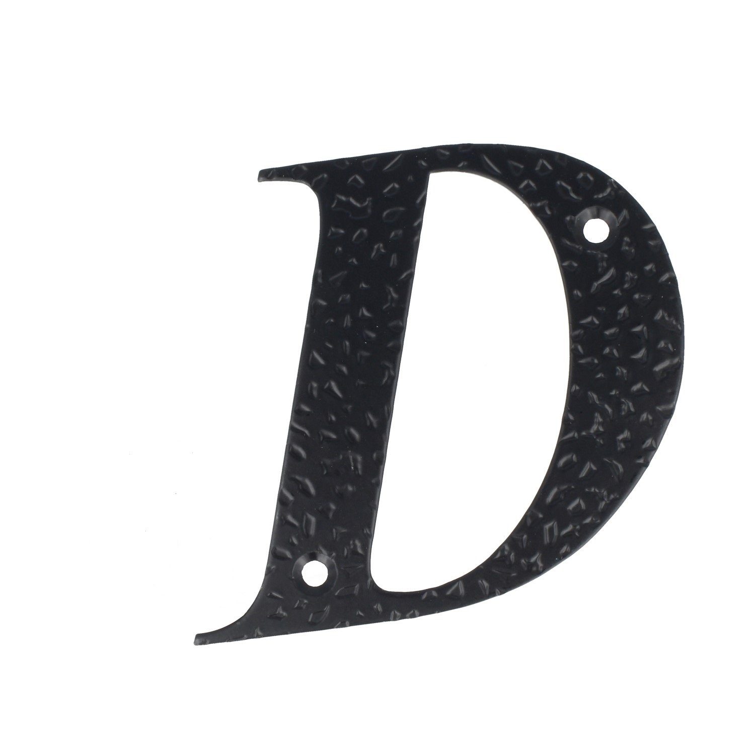 MS Beschläge Briefkasten Hausnummern Metall Buchstaben Wandnummern Schwarz