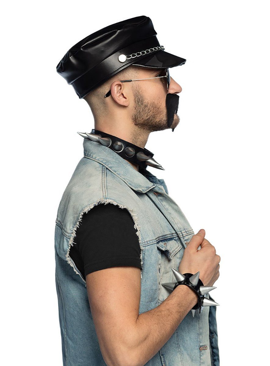 Boland Kostüm Gay Biker Accessoire-Set, Damit wirst Du zum ganz harten 80er Jahre Rocker!