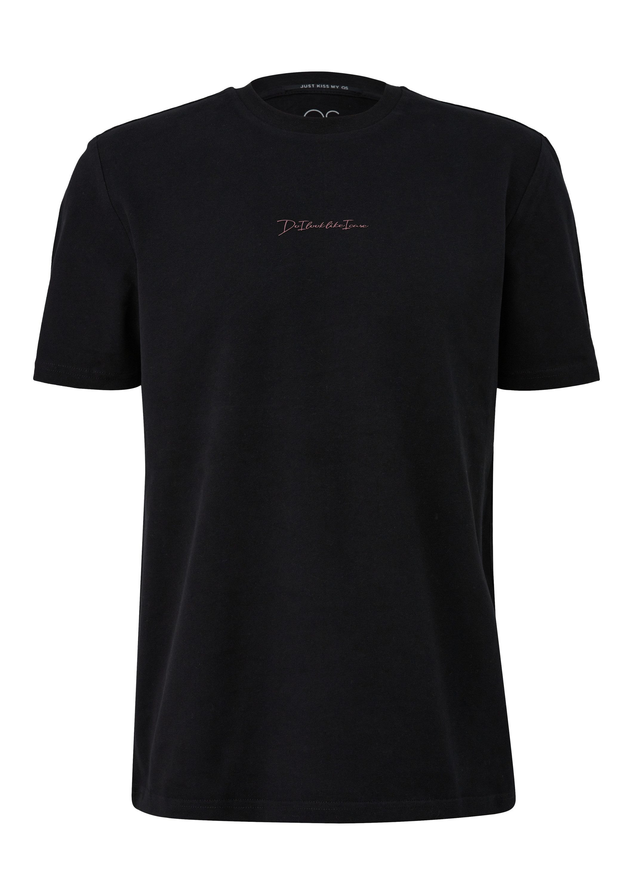 QS Kurzarmshirt T-Shirt Loose Fit T-Shirt