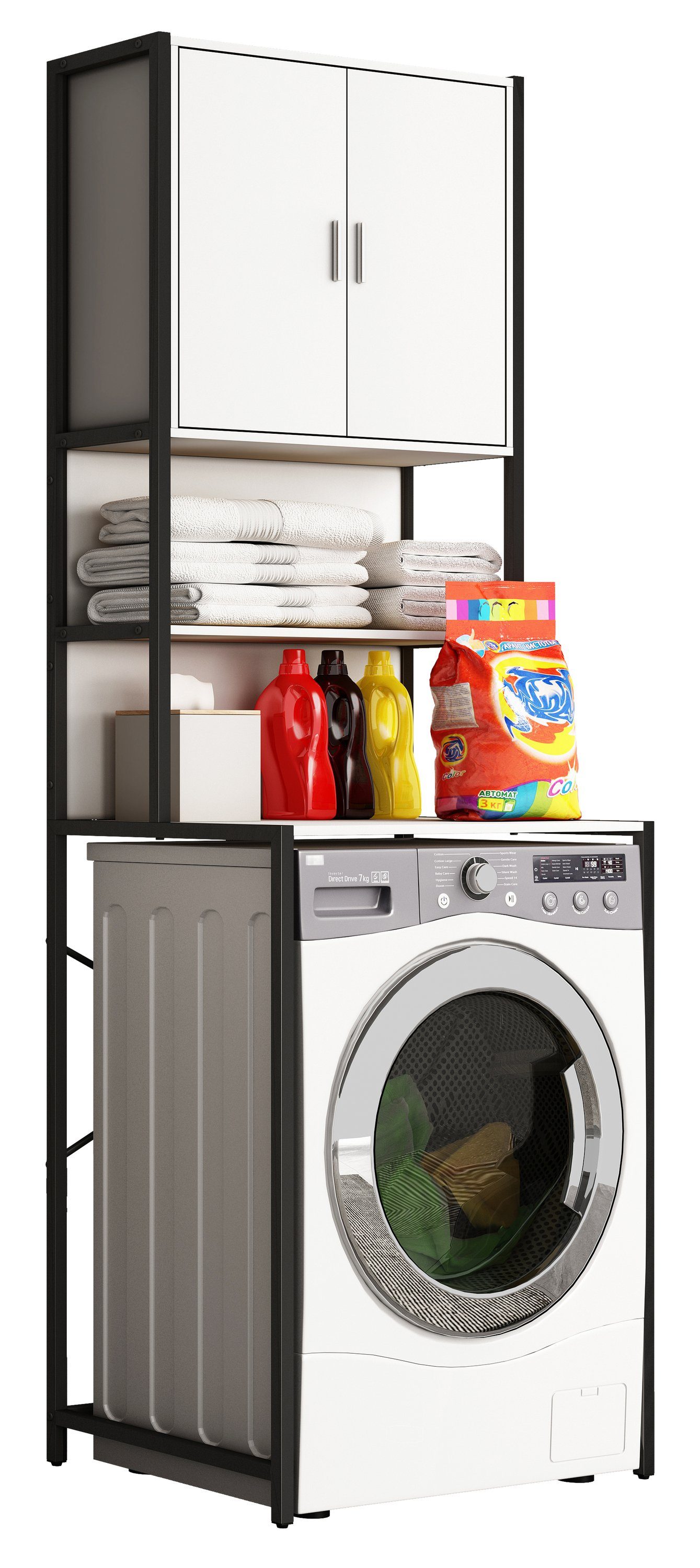 VCM Waschmaschinenumbauschrank Waschmaschine Toilette Überbau Schrank günstig online kaufen
