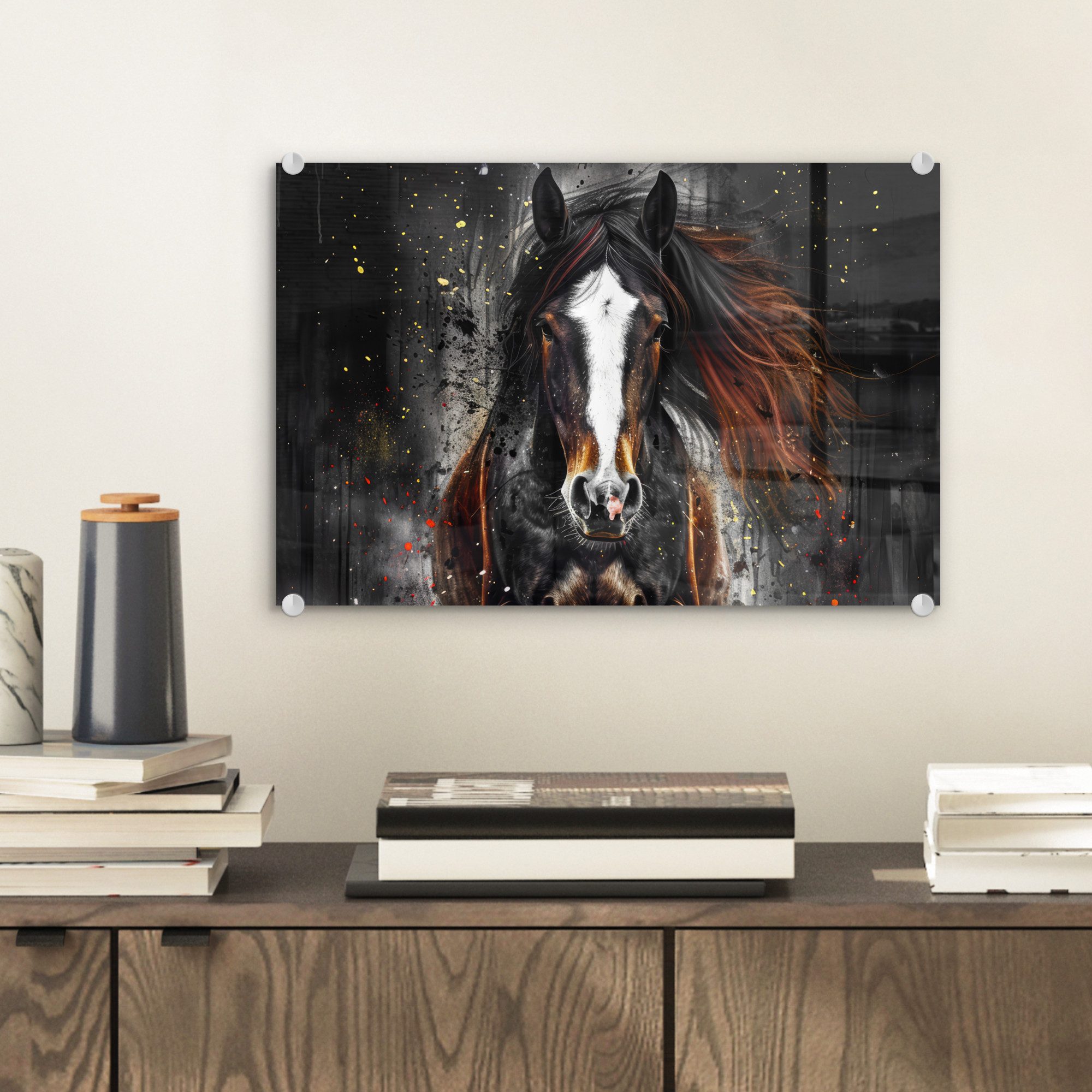 MuchoWow Acrylglasbild Pferd - Tiere - günstig online kaufen