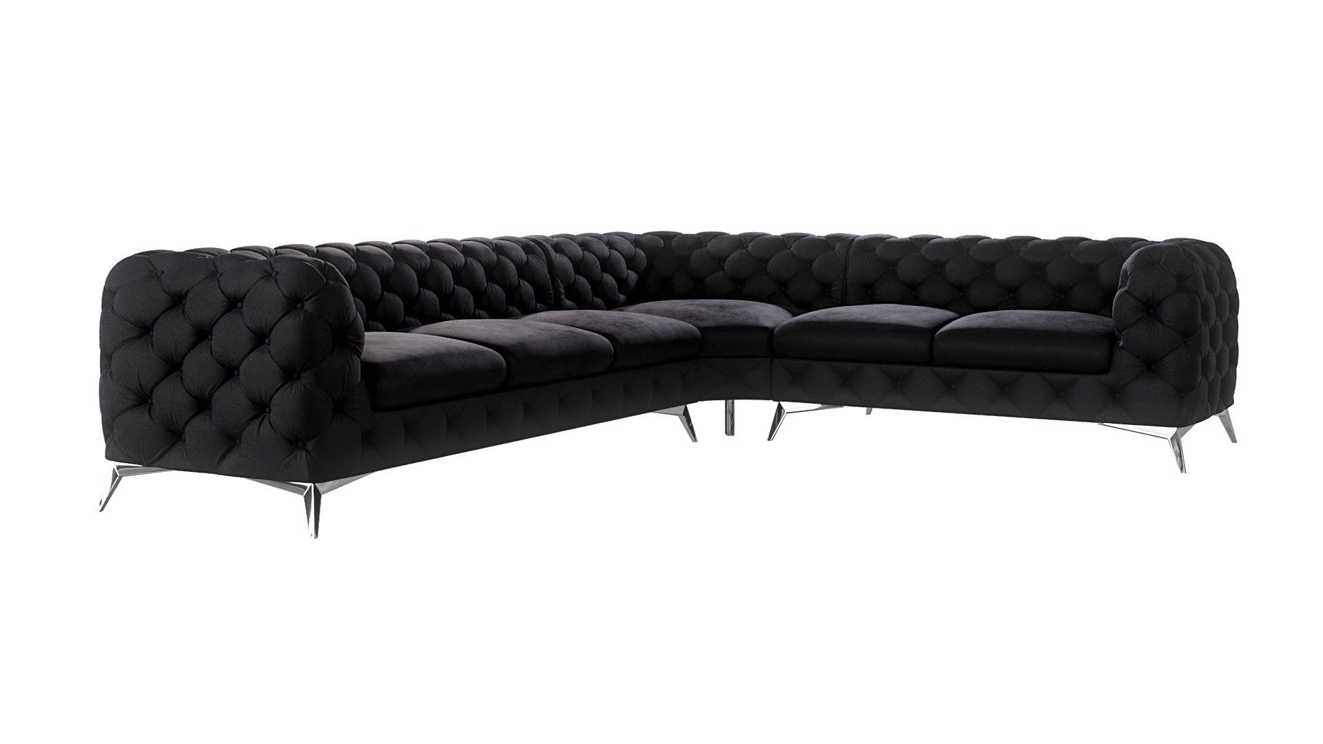 S-Style Möbel Ecksofa Kalina, Chesterfield mit günstig online kaufen