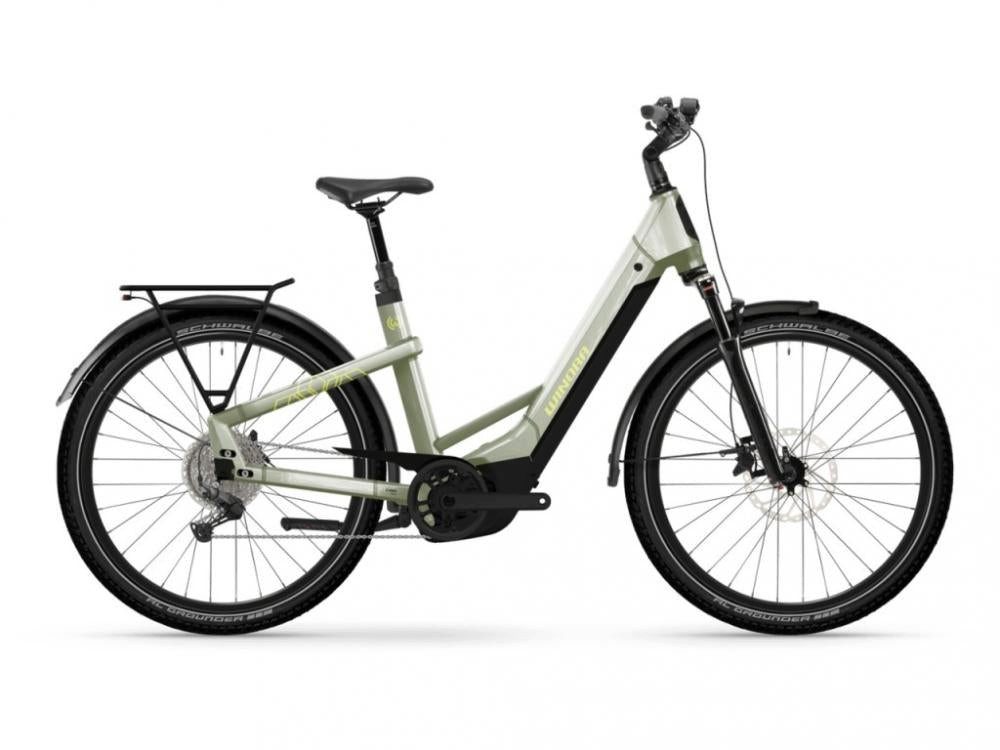 Winora E-Bike YAKUN X10 LOW i800Wh 10-G Cues 25 WIN BCXK GL_ivory green Rh S